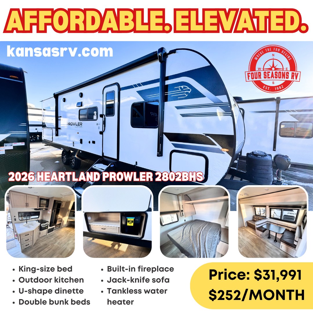Four - 🏕️ Affordable Quality on the Road! 🚐💙 The 2026 Heartland Prowler ...
