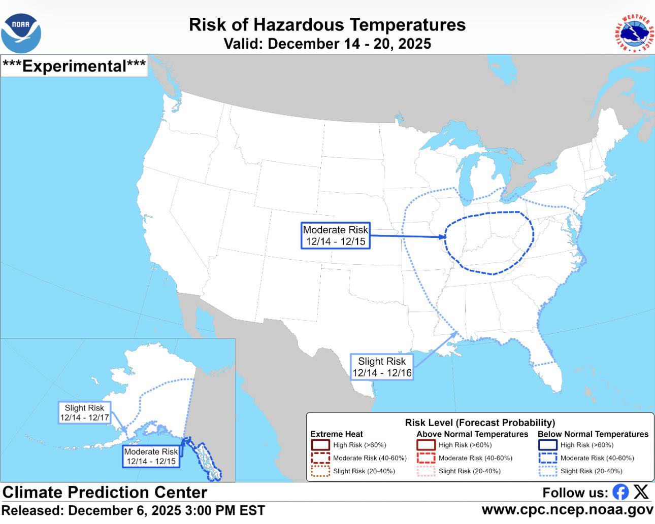 Meteorologist - 👀 The CPC has highlighted our area under a “Moderate ...
