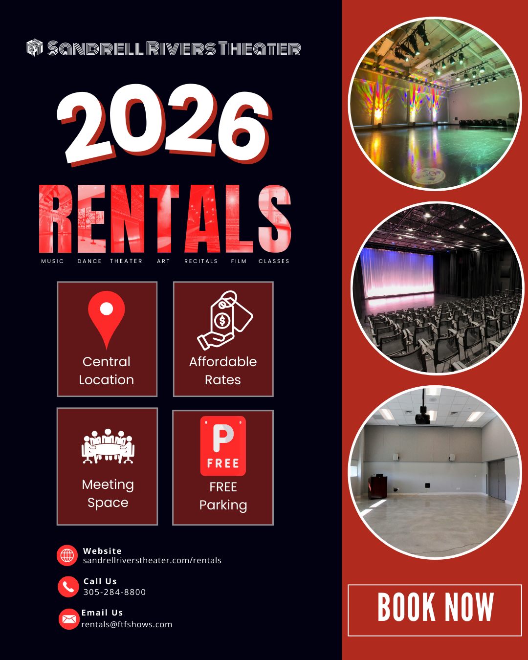 Sandrell - Bring your vision to life in 2026 at Sandrell Rivers Theater ...