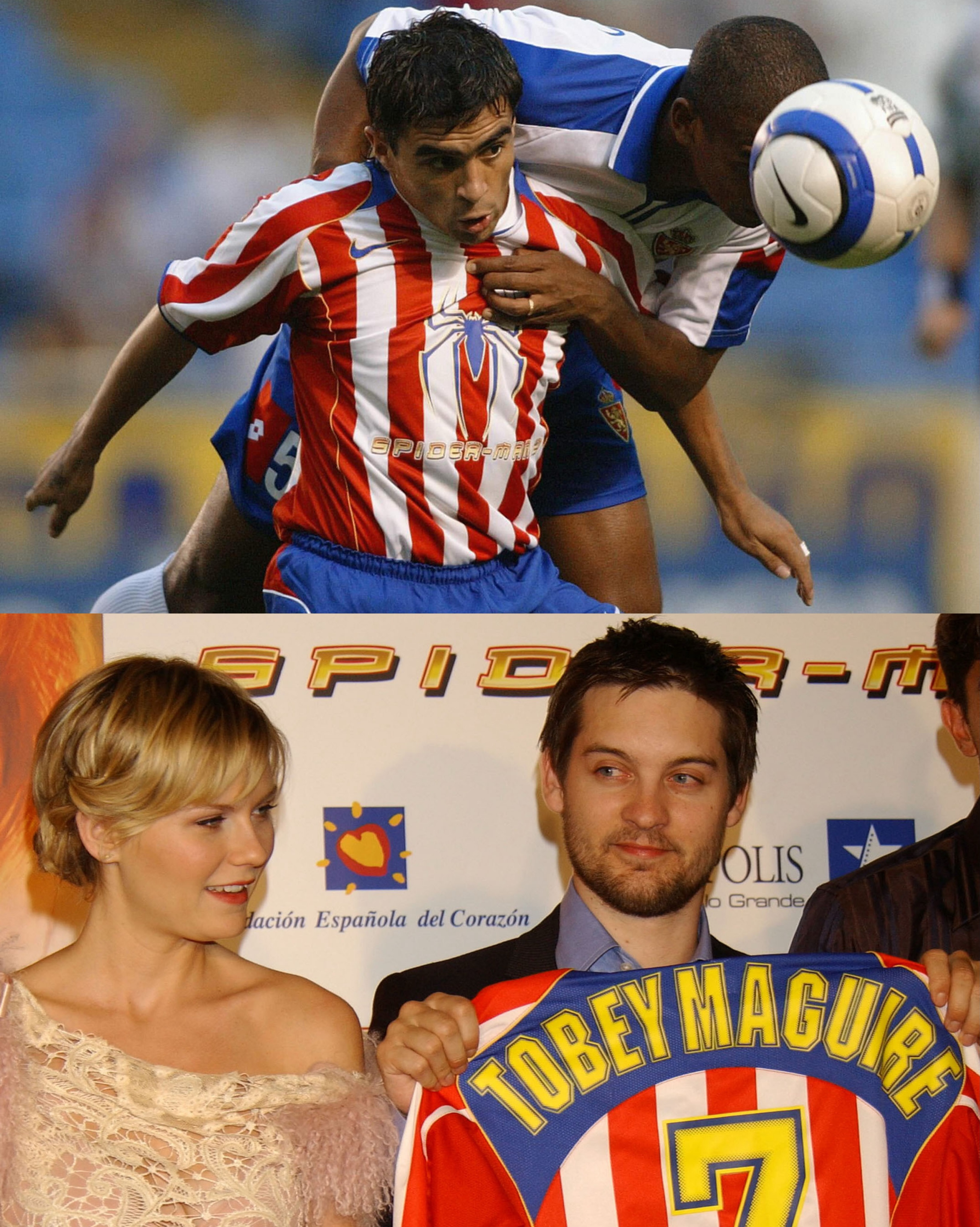 Throwback to when Atletico Madrid had the Spider-Man 2 logo on