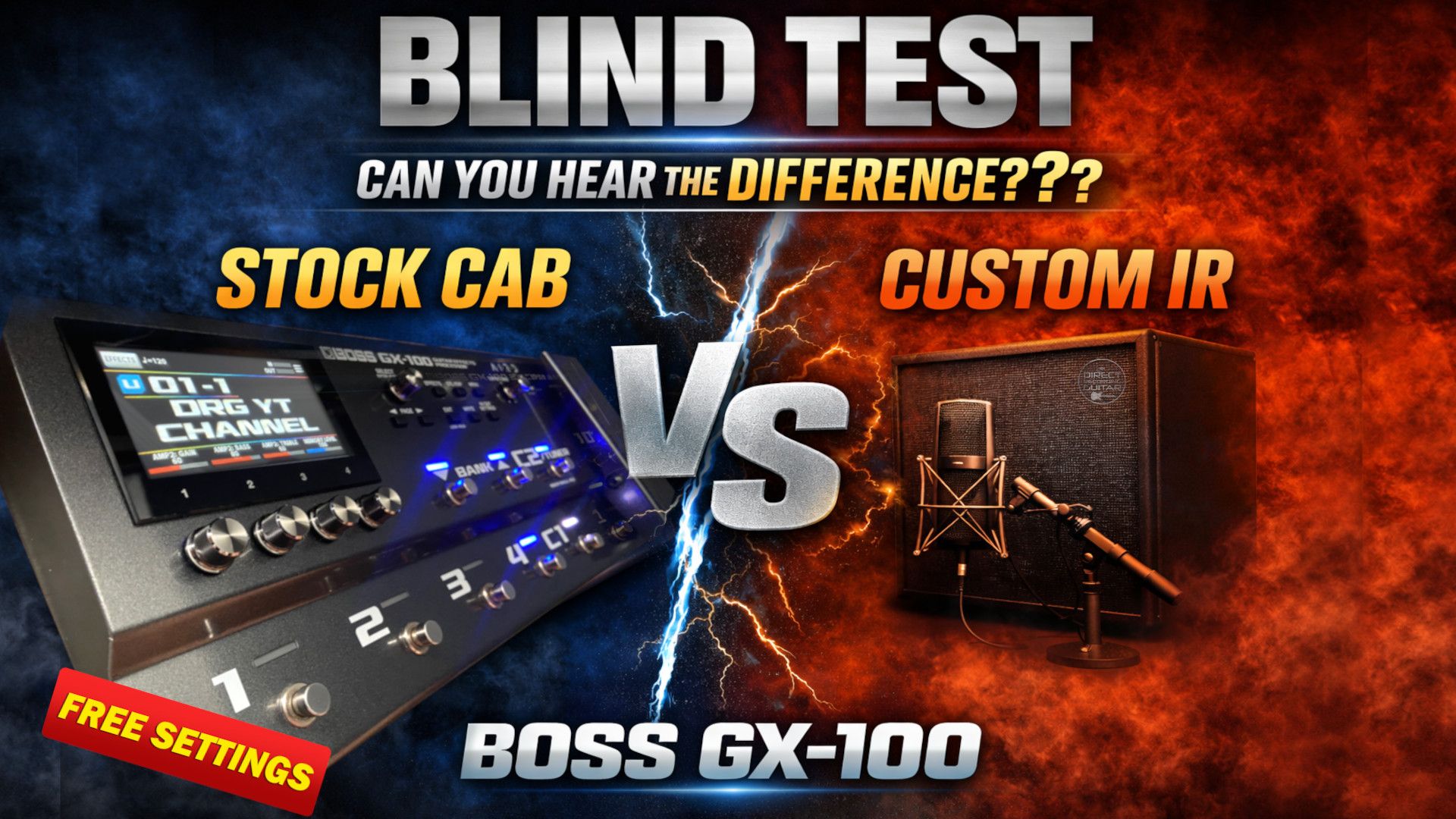 Direct Recording Guitar YT Channel Multi-effects and Pedals - DS1 vs ...