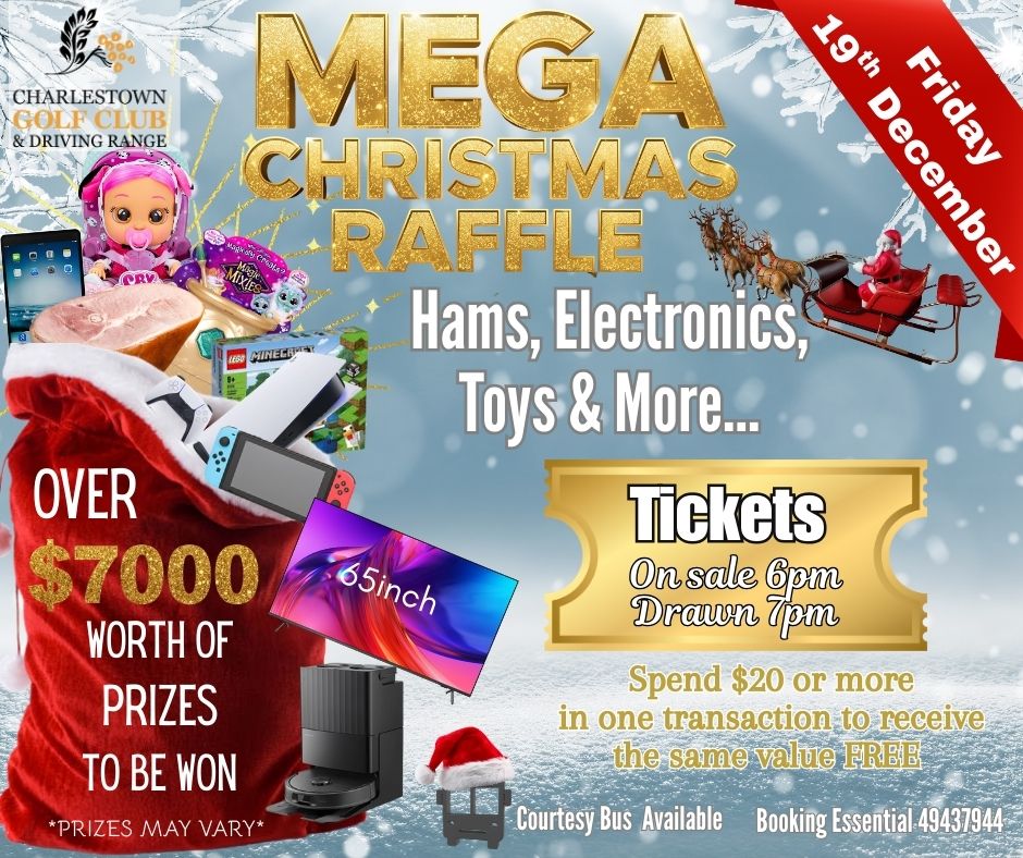 Charlestown - Our MEGA RAFFLE just got EXTRA MEGA! NOW, with over $7000 ...