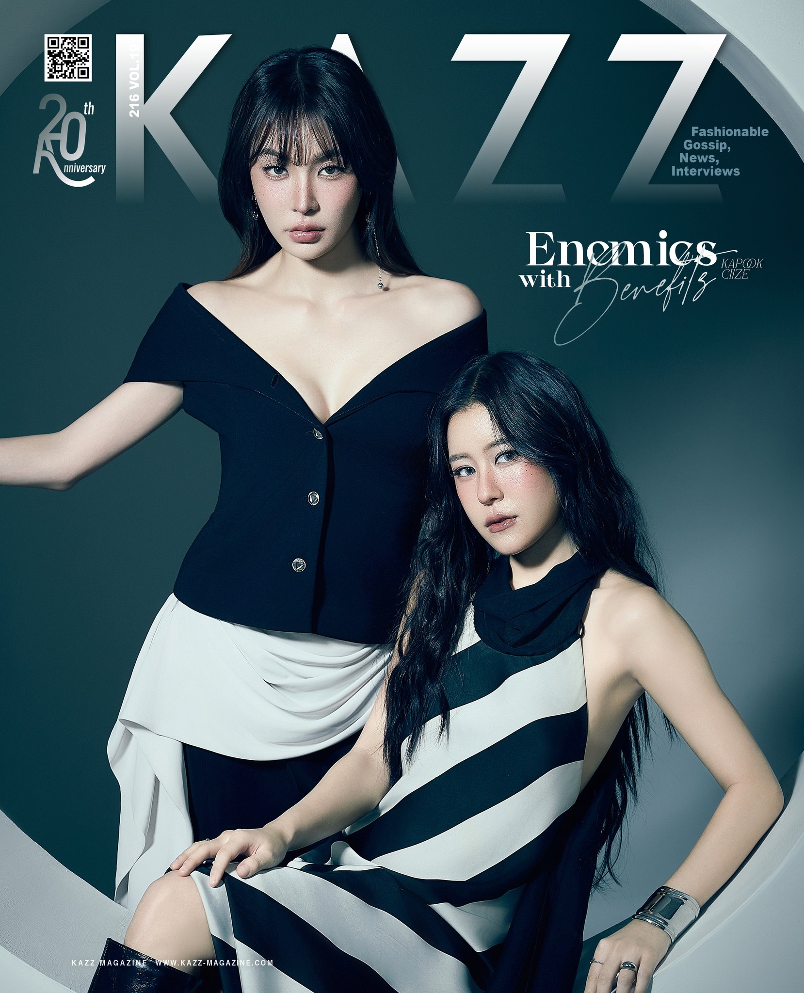 KAZZxEnemiesWithBenefits #kapookciize KAZZ MAGAZINE issue.216