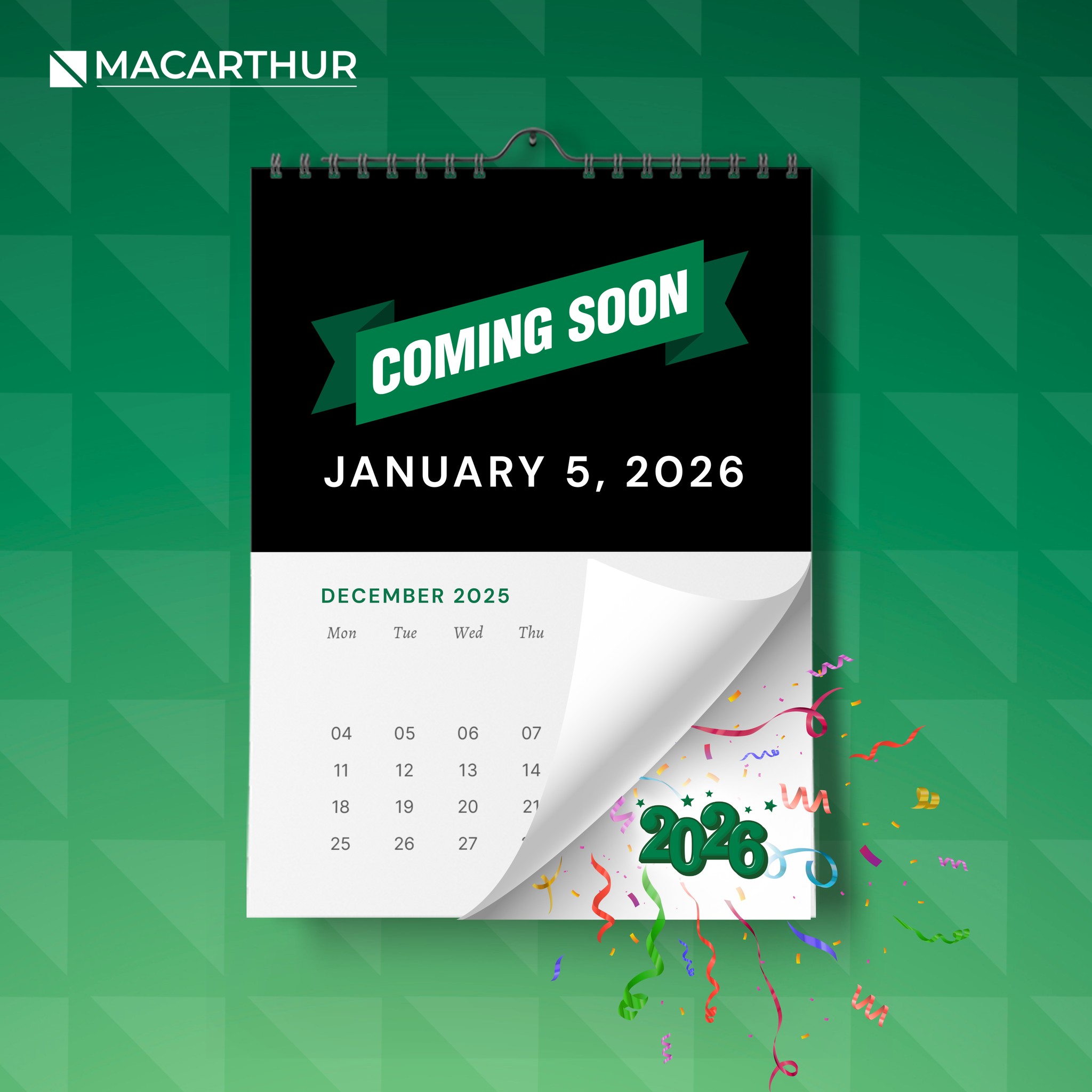 With the New Year,... - MacArthur Associated Consultants | Facebook