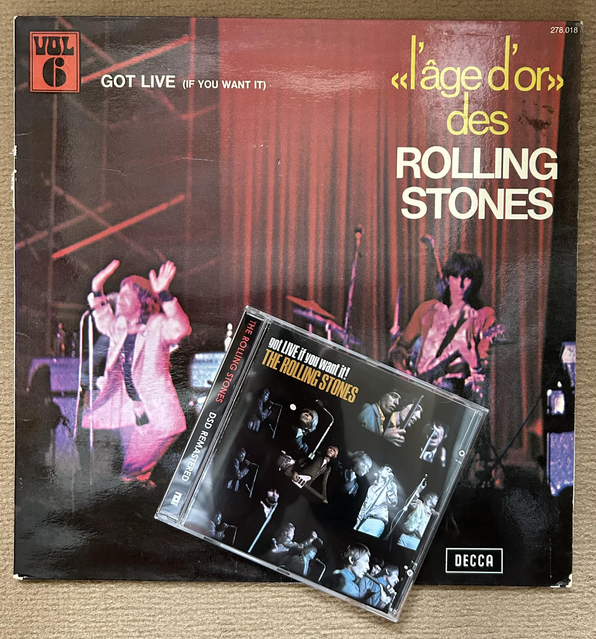 The Rolling Stones - Got Live If You Want It ! London records - PS