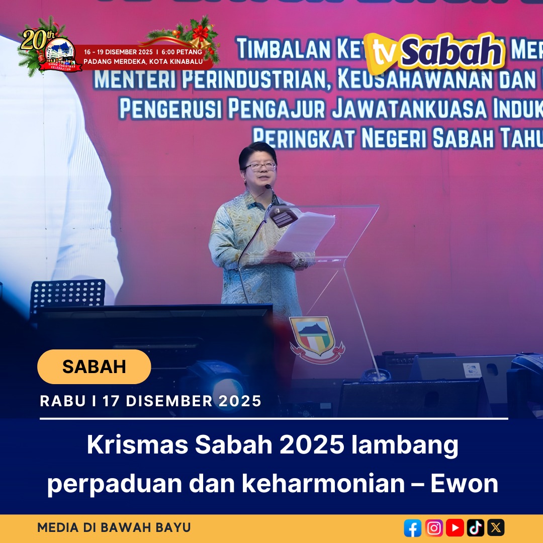 TV - Sabah Christmas Celebratian 2025 yang bererti Perayaan Krismas ...