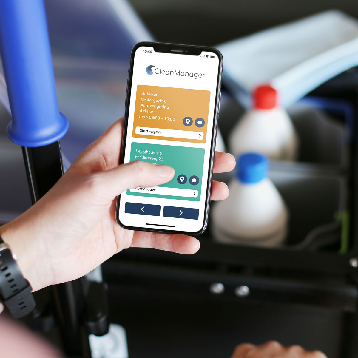 CleanManager - Telefonen ringer. En medarbejder er syg. En kunde har en ...