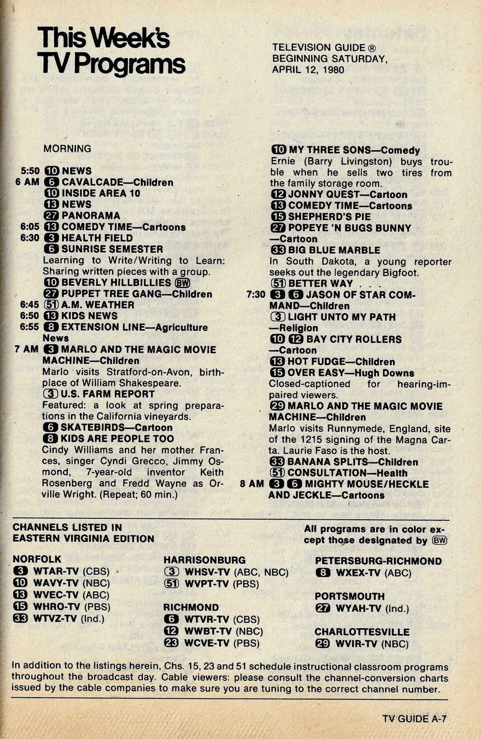 Old TV Guide Memories And... - Old TV Guide Memories And More