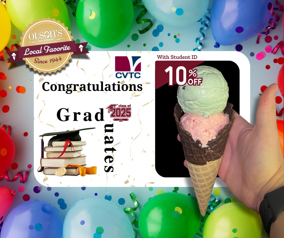 Olson's - 🎓 You did it, CVTC grads — now it’s time to celebrate the ...