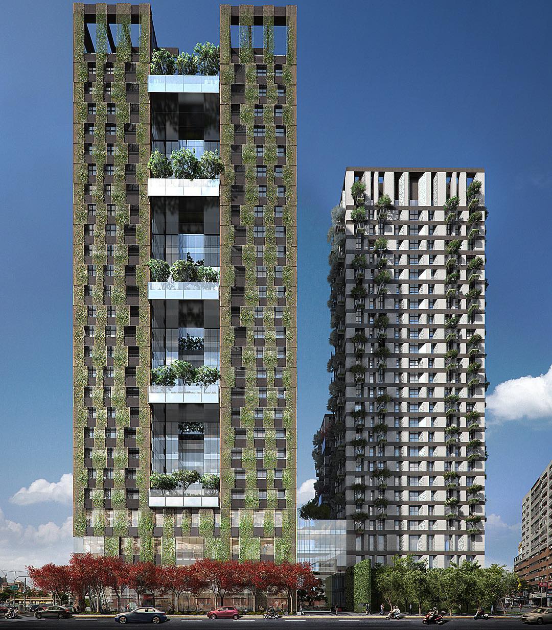 Picture of WOHA - The upcoming Sky Green mixed-use development in Taichung Taiwan ...