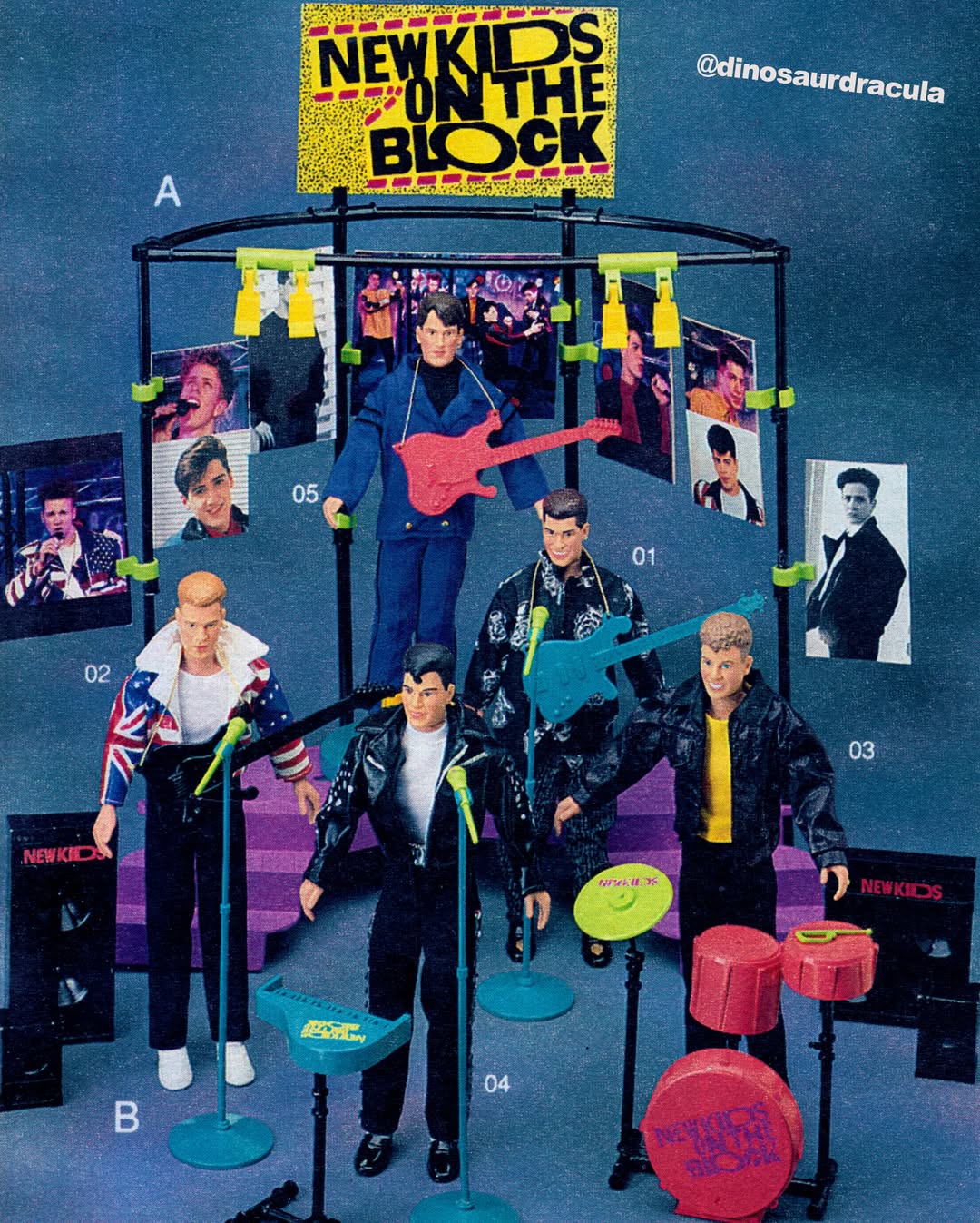 From Hasbro in 1990, here's the New Kids on the Block doll