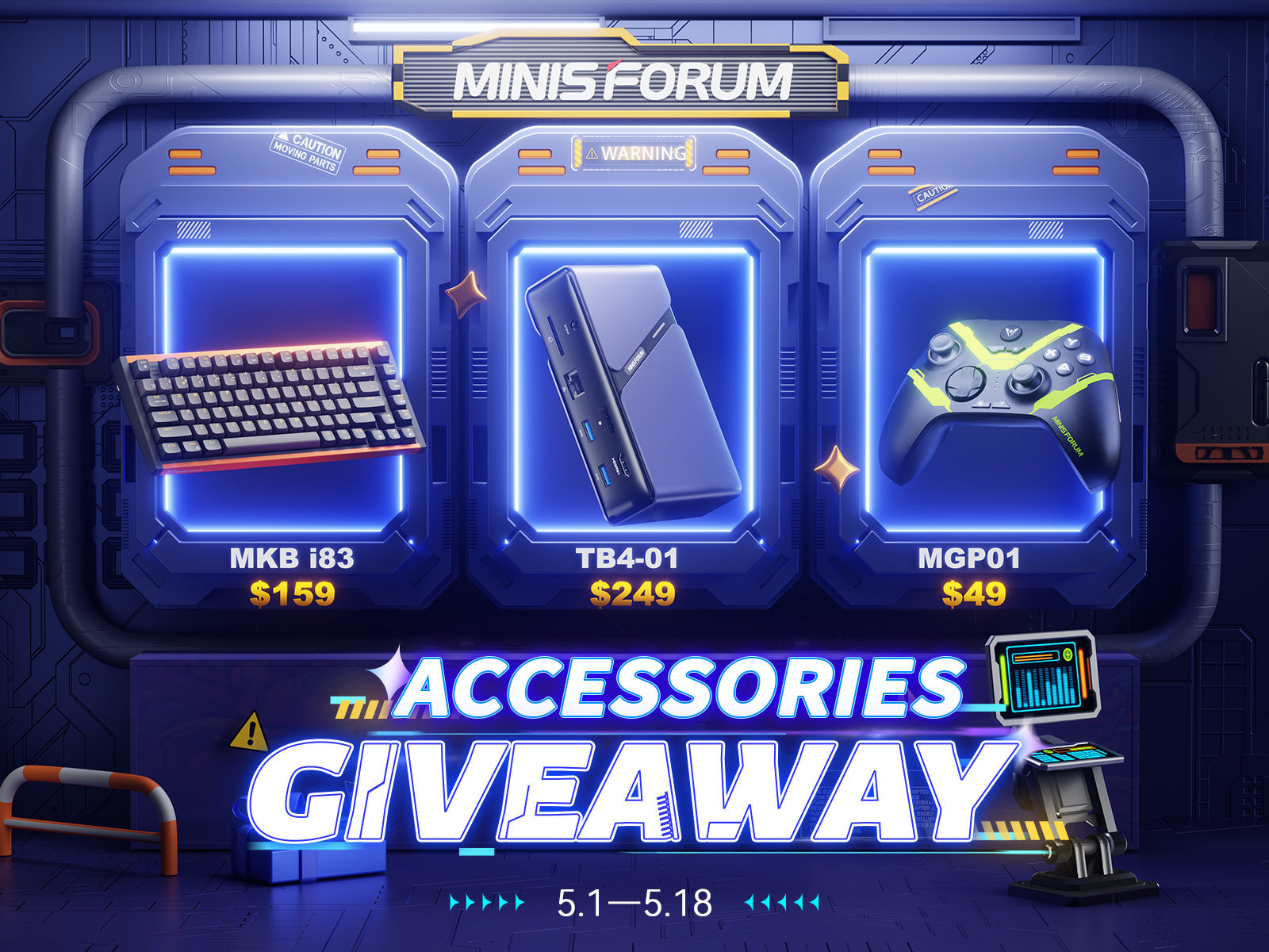 MINISFORUM - 🎁 Minisforum Accessories Giveaway! 🚀 We're giving away ...