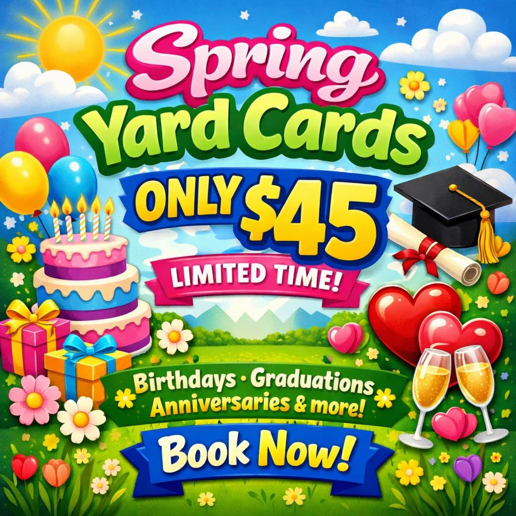 💜 How CUTE are these!? 💜 🎥 Perfect... - Motor City Yard Card | Facebook
