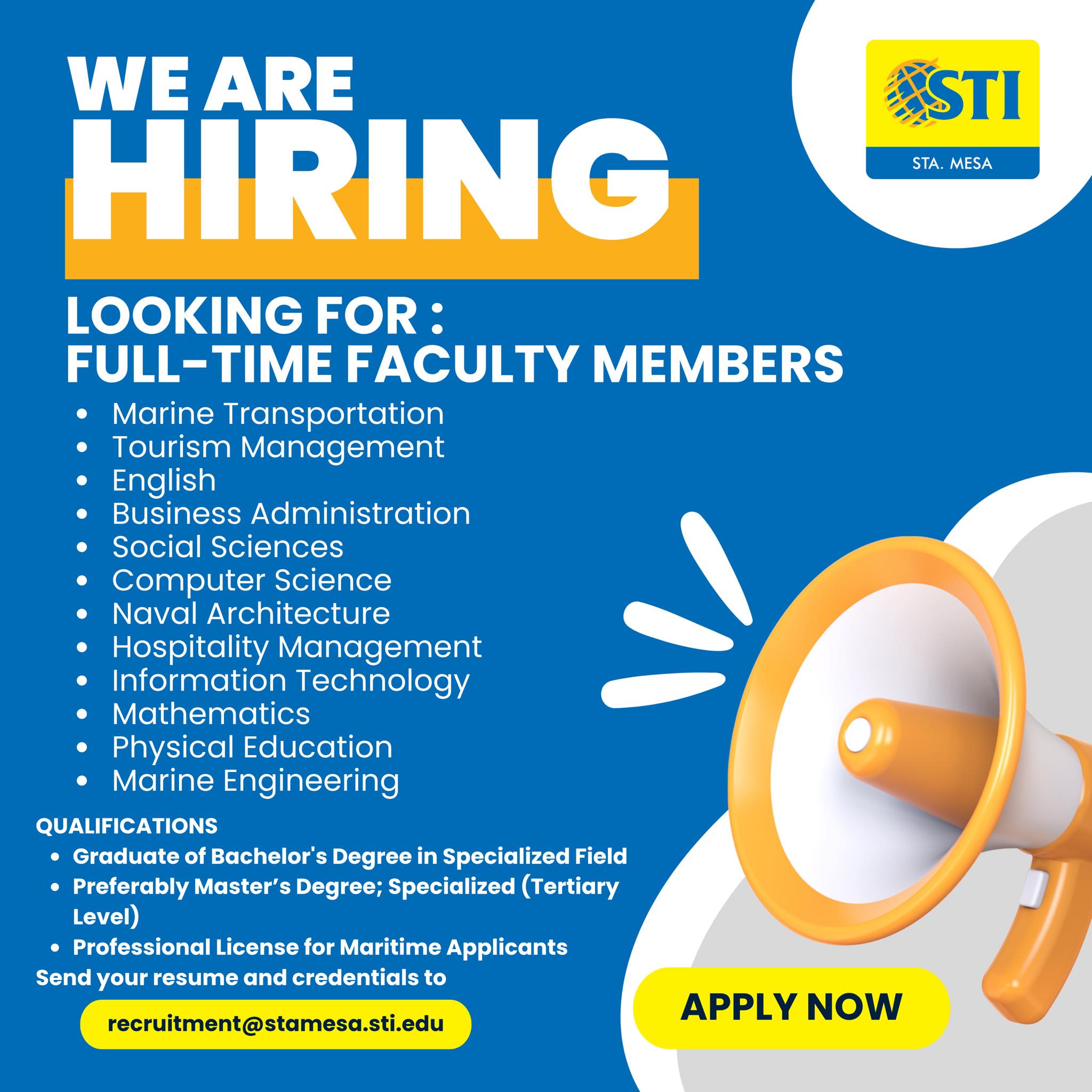 STI College Sta. Mesa added a new... - STI College Sta. Mesa