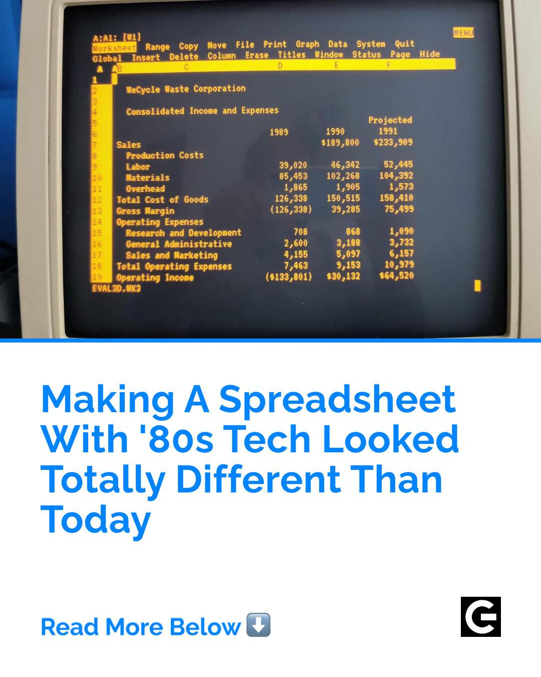 Forget modern templates and automated formulas. Here is what