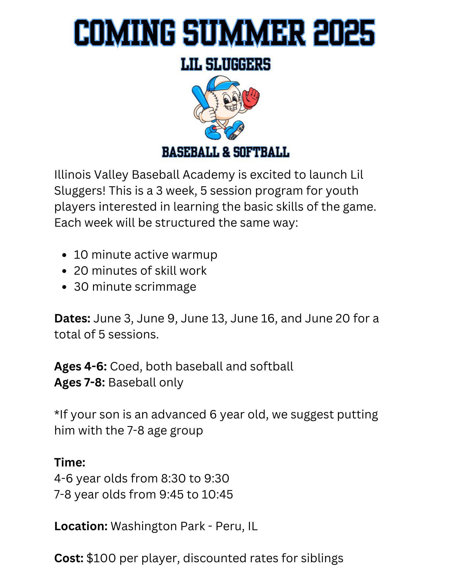 Illinois Valley Baseball Academy | Peru IL