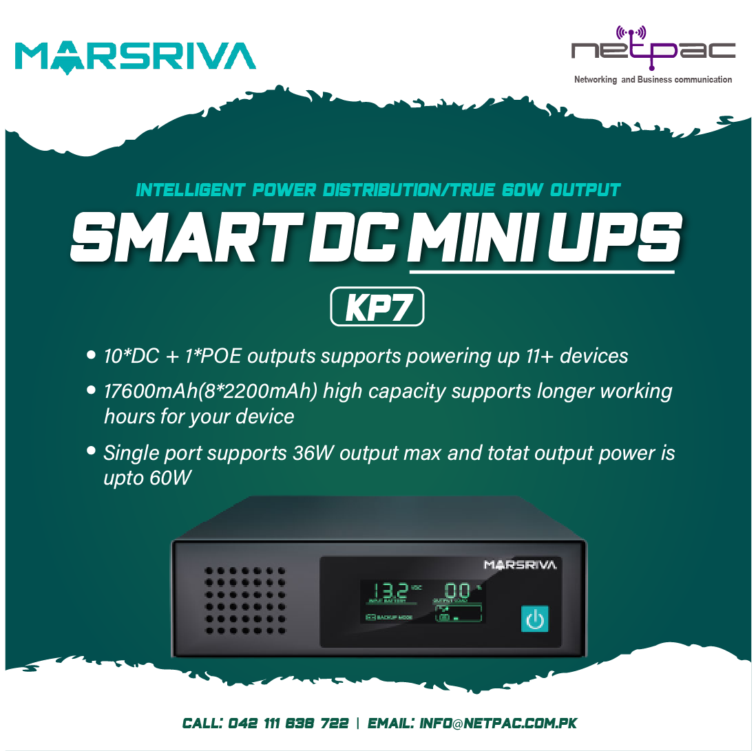 Netpac - MARSRIVA Smart DC mini UPS 👉 KP7 Please Feel... | Facebook