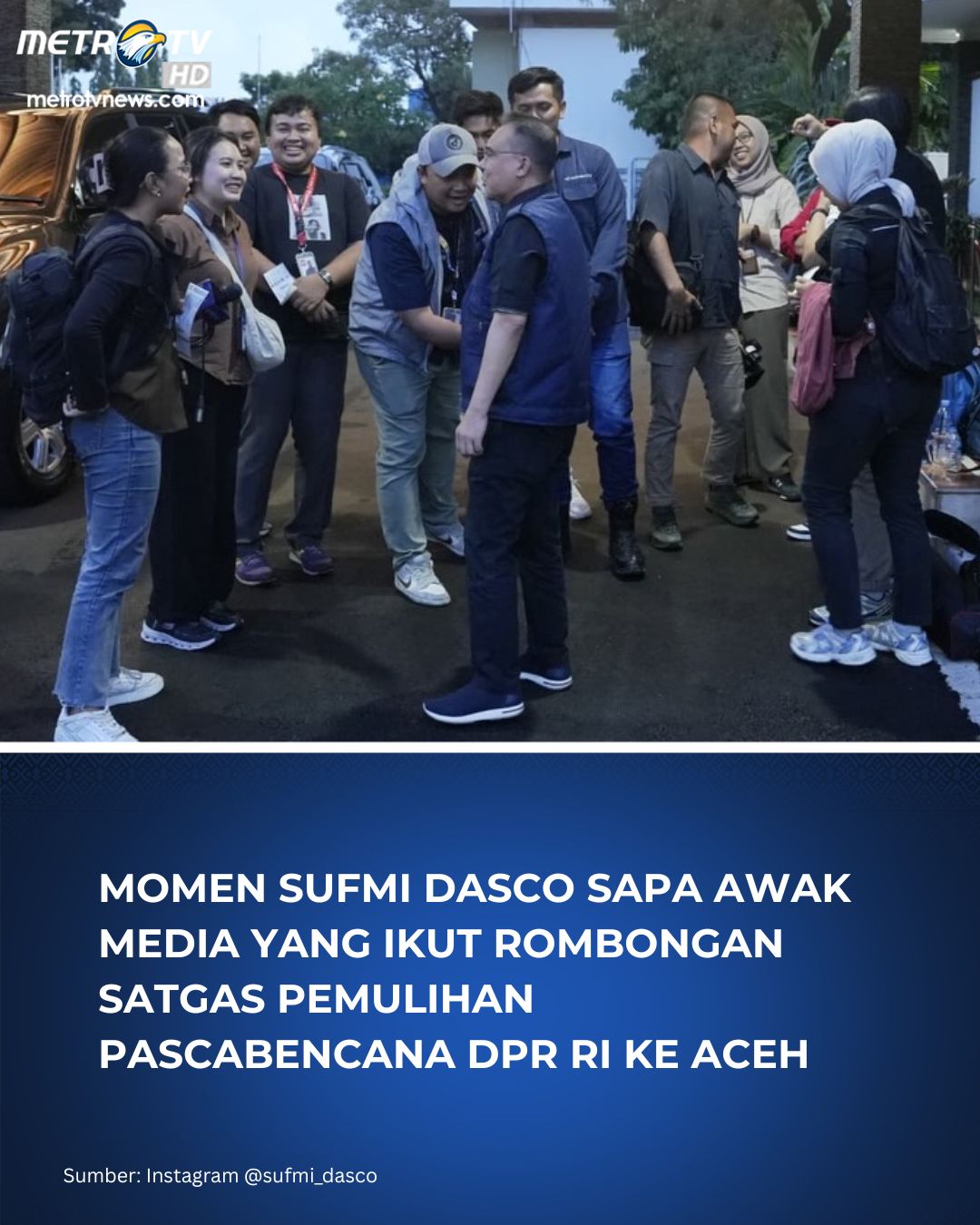 Metro TV - Satgas Pemulihan Pascabencana DPR RI melakukan... | Facebook