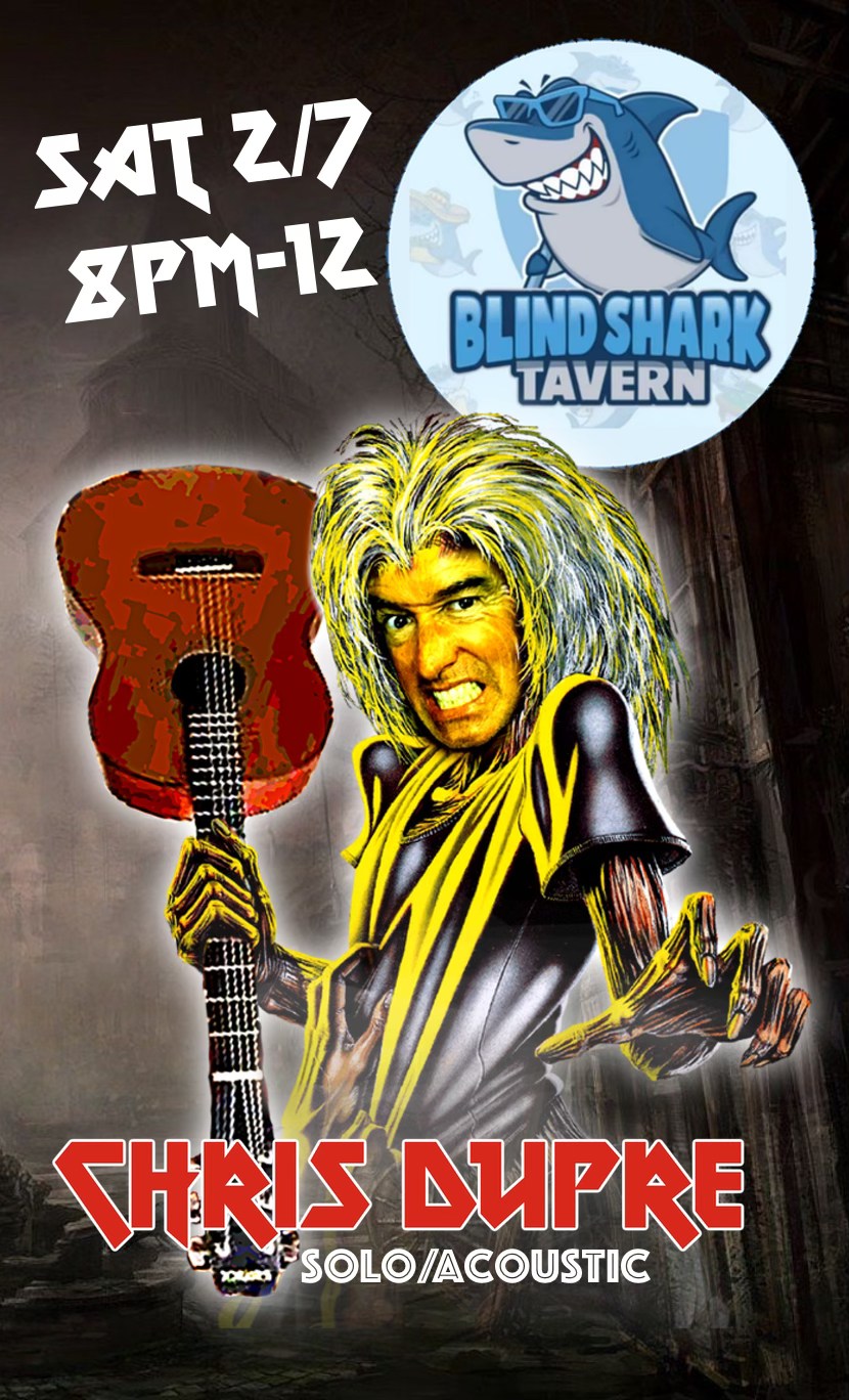 Chris returns to Blind Shark!