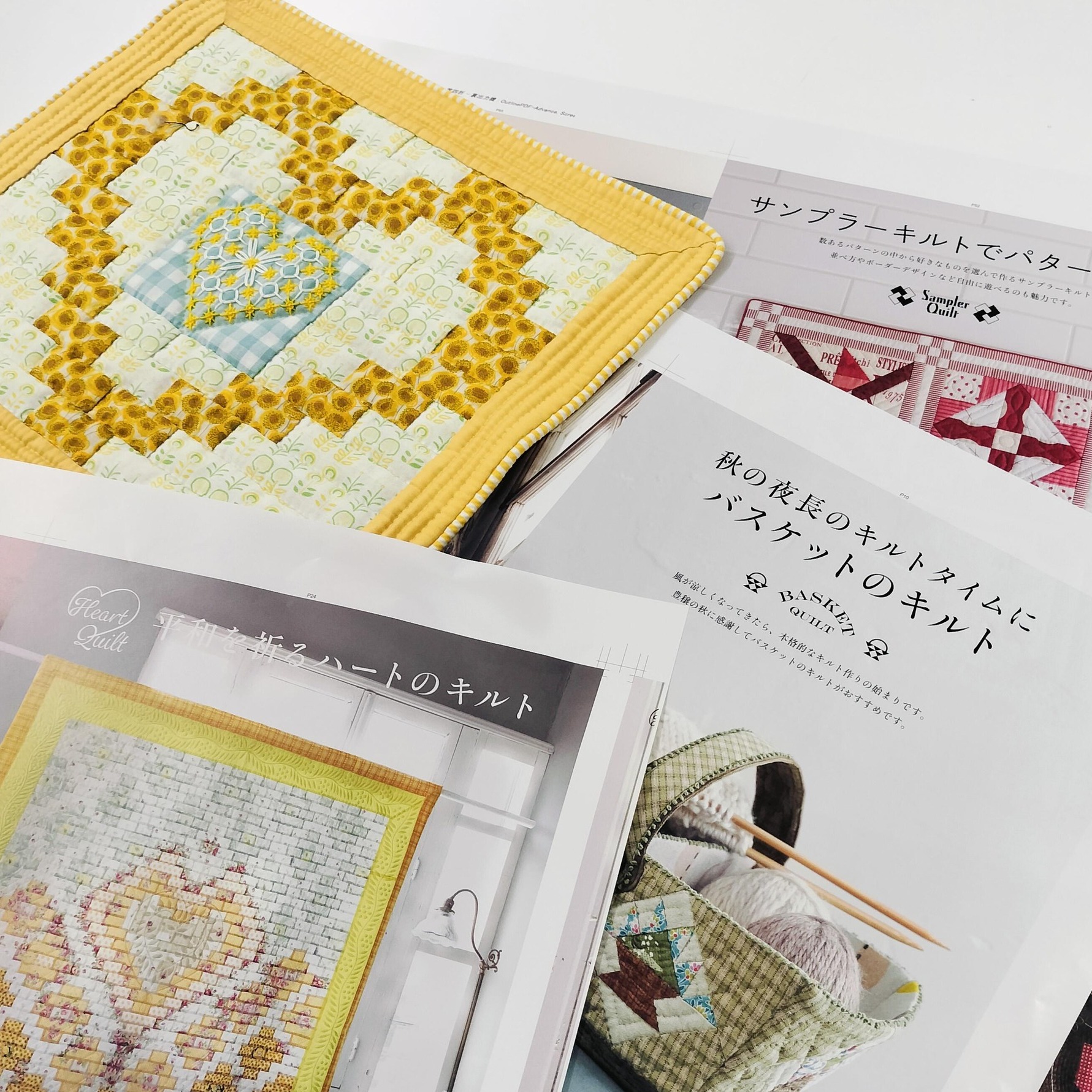 日本ヴォーグ社 ―パッチワーク― - 4月号の特集「満開！花のパターン