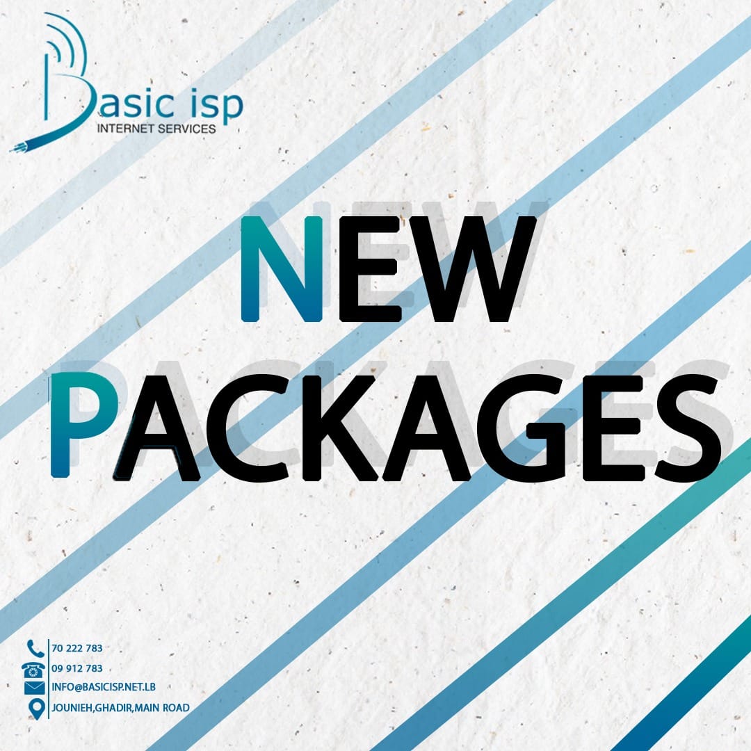 Basic ISP - New Packages!!! #netflix #internet #wifi...