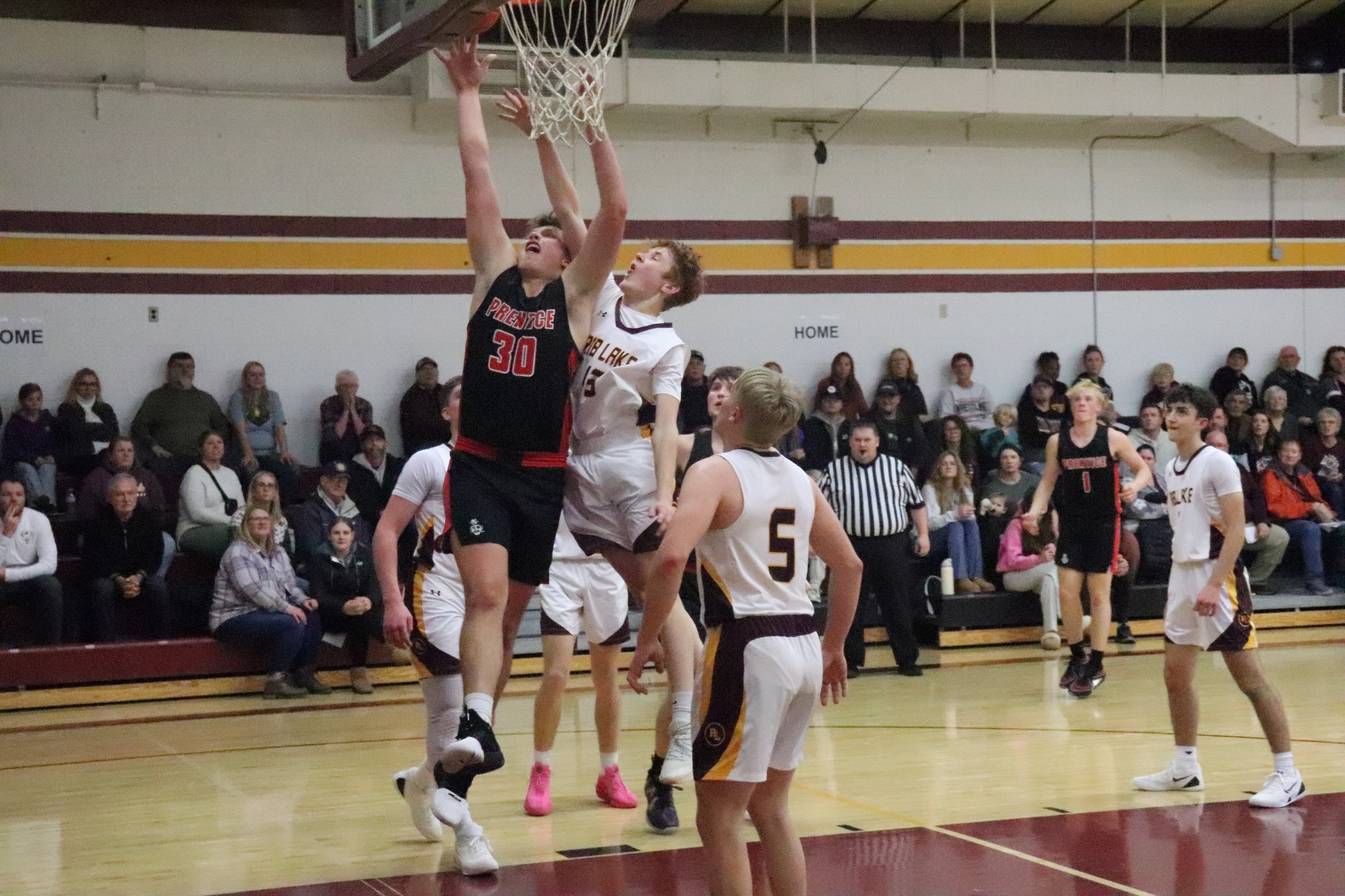 Star - Rib Lake's Ty Niemi does what he can to try to stop Prentice big ...
