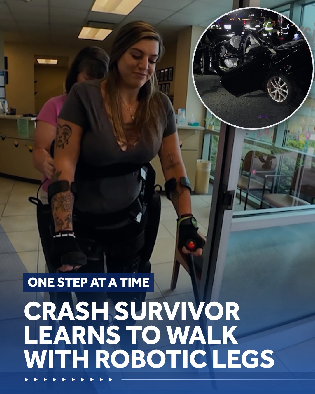心美 Kaitlin Reynolds was 19 years old when she became paralyzed in a