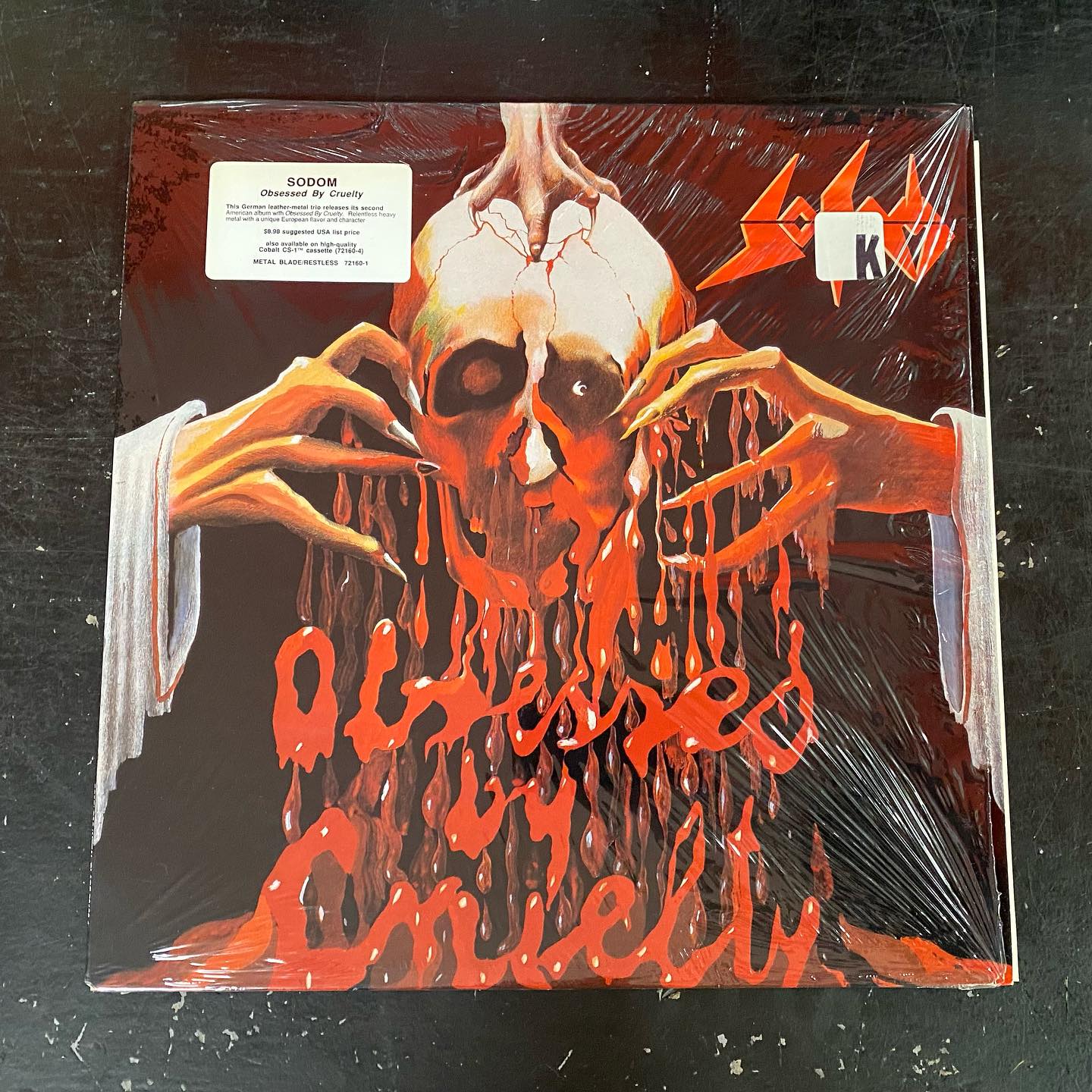 New USED record of the day: Sodom “Obsessed By Cruelty” LP on 