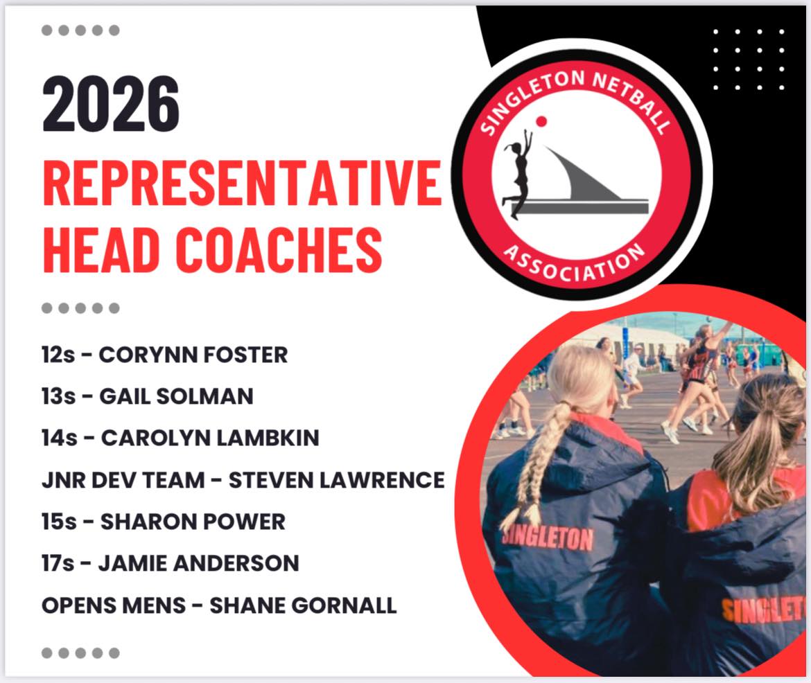 Singleton - 🎉 CONGRATULATIONS to our Representative Team Head Coaches ...