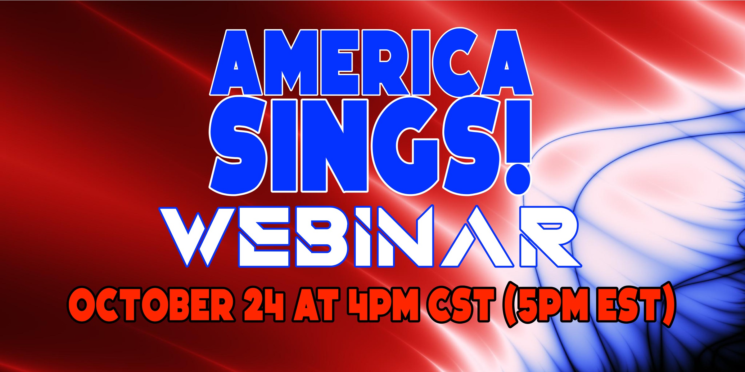 New informational webinar date and... - America Sings Inc. | Facebook