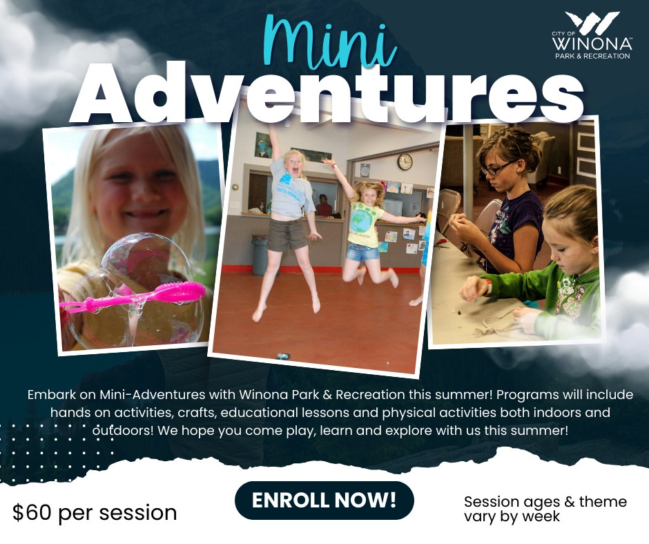 Embark on Mini-Adventures with... - Winona Park & Recreation | Facebook