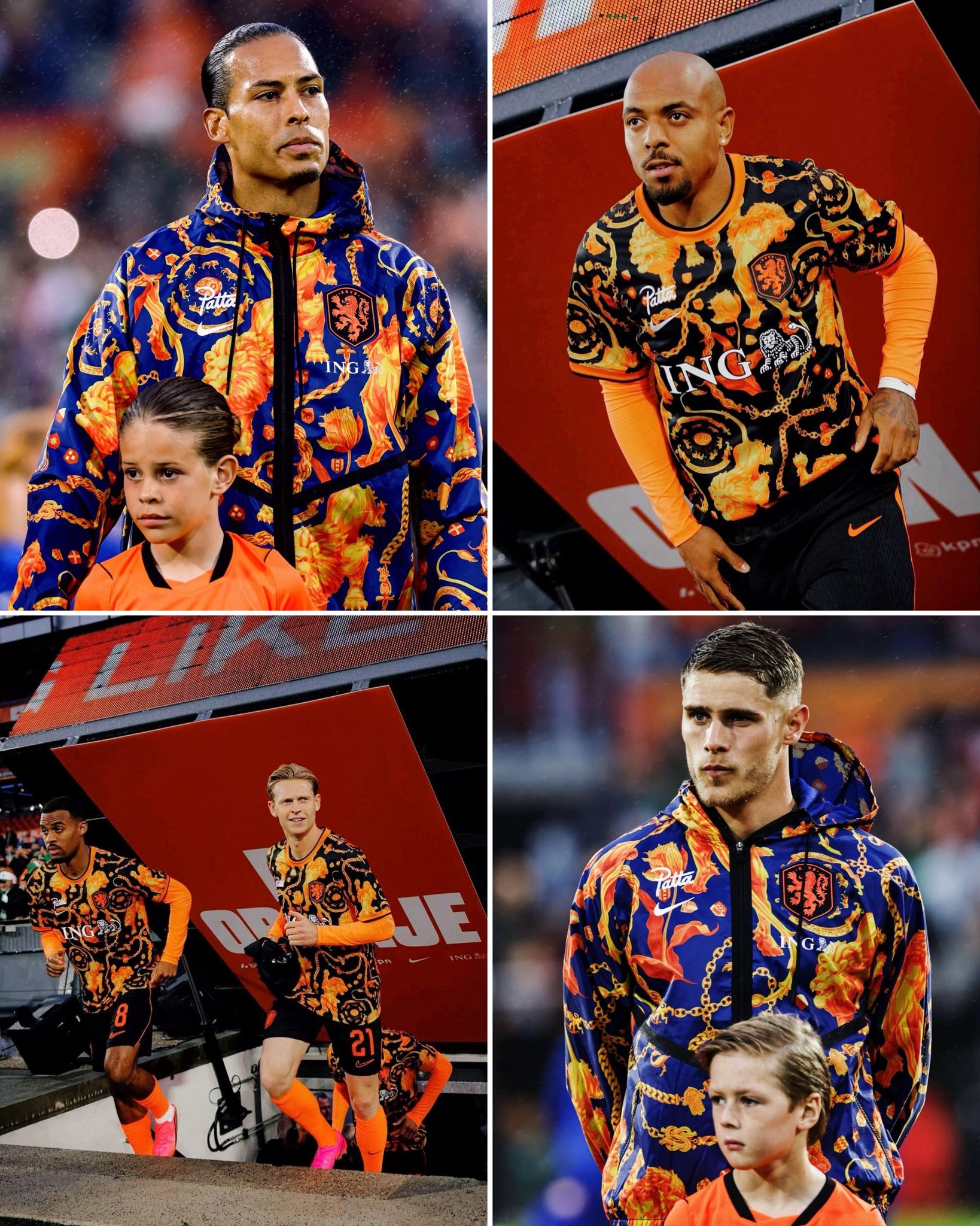 ?? Netherlands NT debut their Nike x Patta collab
