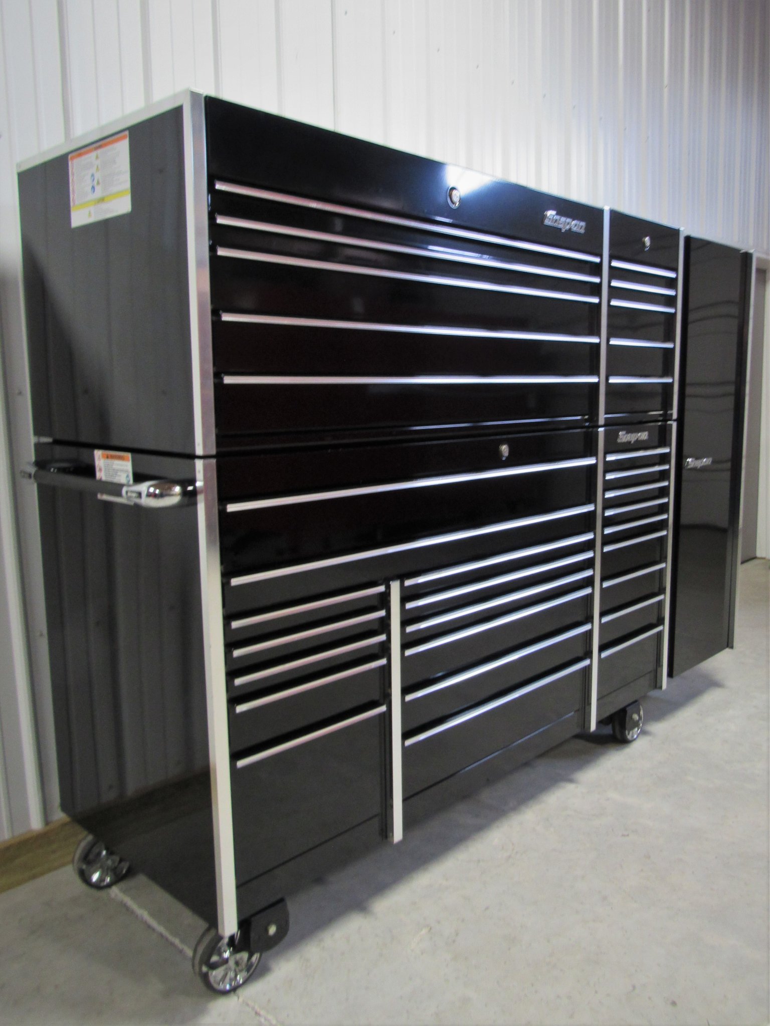 Snap On Black KRL1023 Master Series Toolbox, KRL1232 Top Chest ...