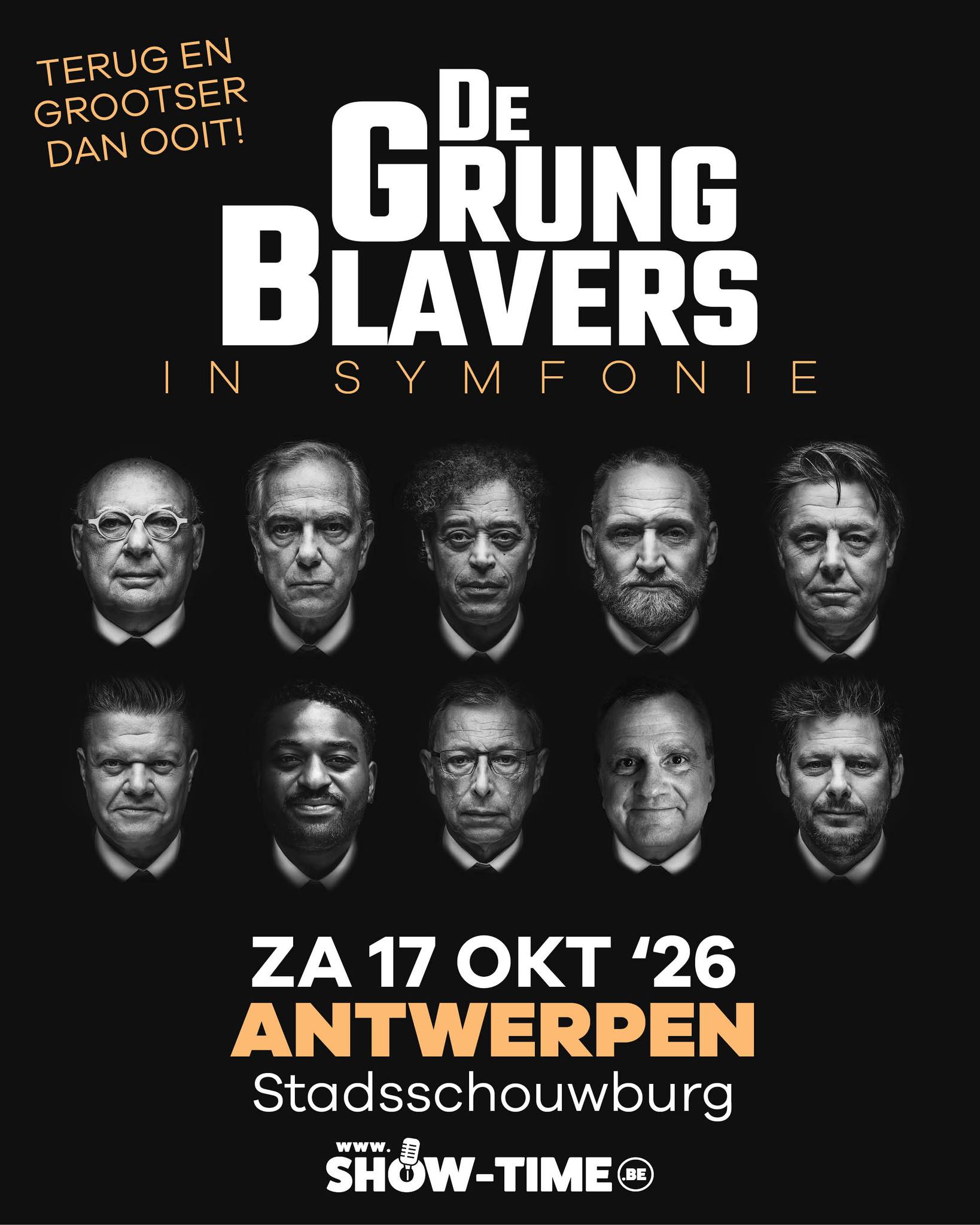 SHOW-TIME.be - NIEUW | '𝗗𝗲 𝗚𝗿𝘂𝗻𝗴𝗕𝗹𝗮𝘃𝗲𝗿𝘀 𝗶𝗻 𝘀𝘆𝗺𝗳𝗼𝗻𝗶𝗲' 🆕... | Facebook