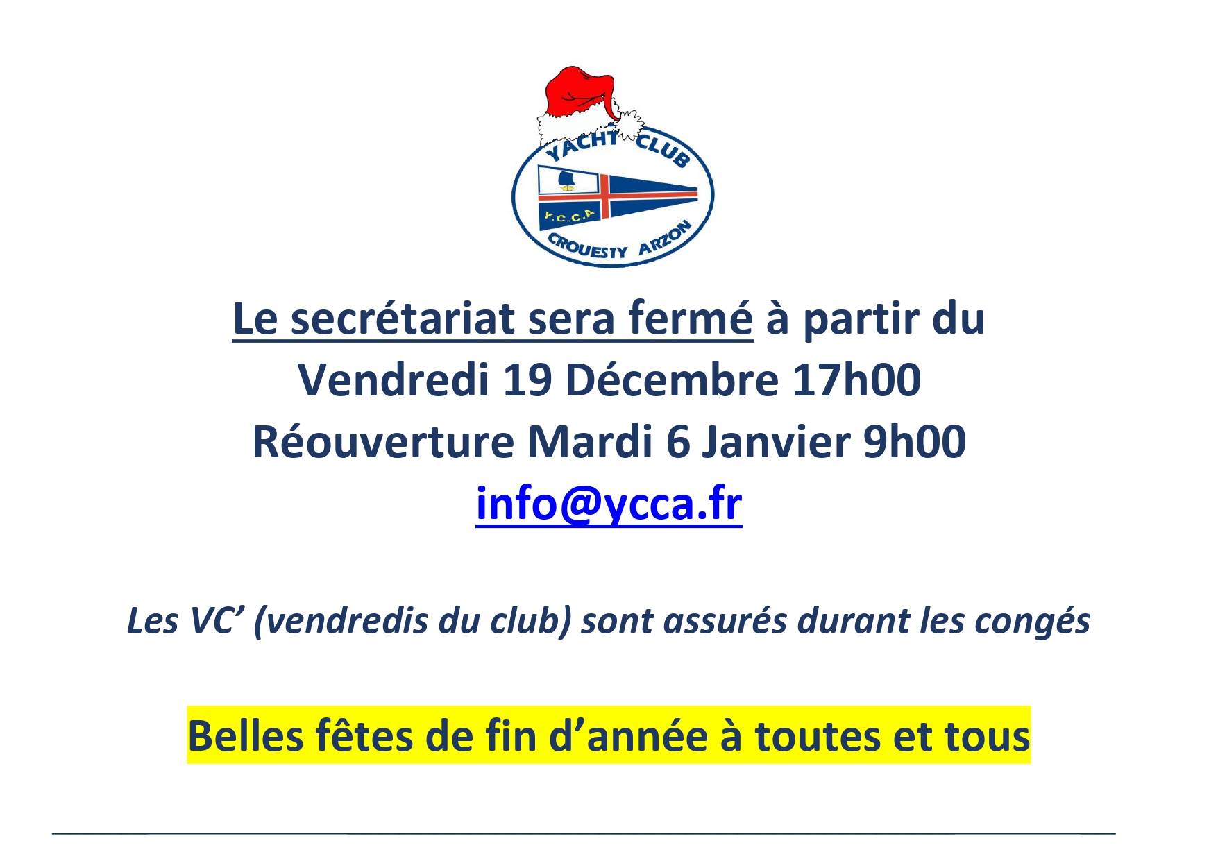 Yacht Club du Crouesty - Ycca Officiel | Arzon