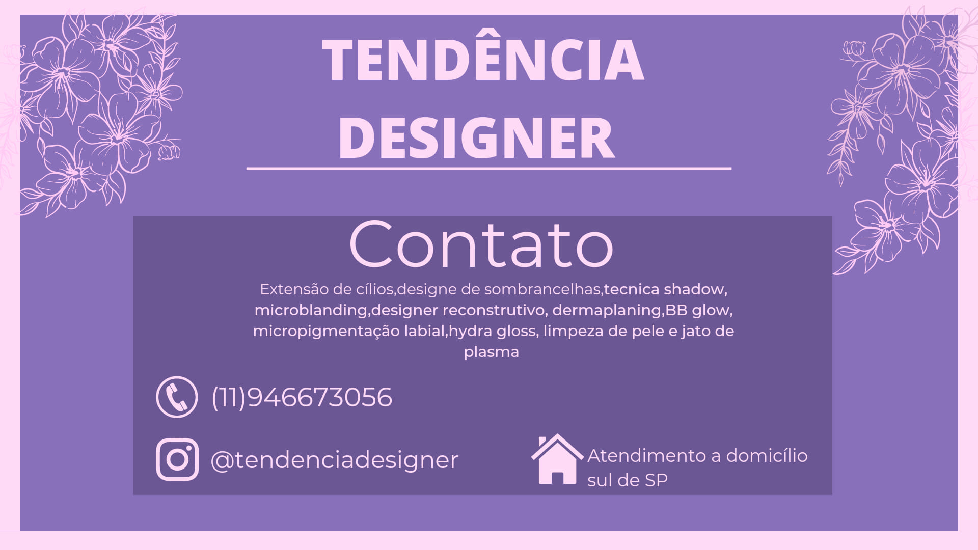 Tendência designer | São Paulo SP