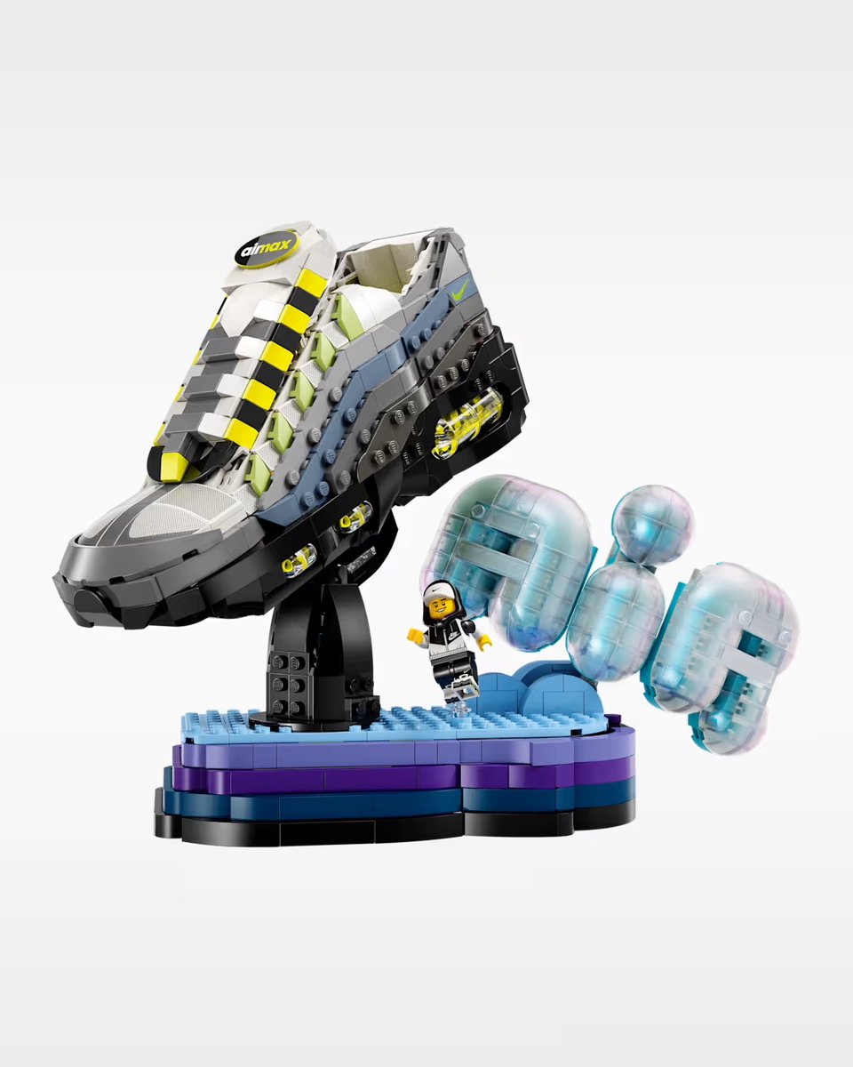 Nike Air Max 95 x LEGO set drops March 28th with 1,213 pieces for