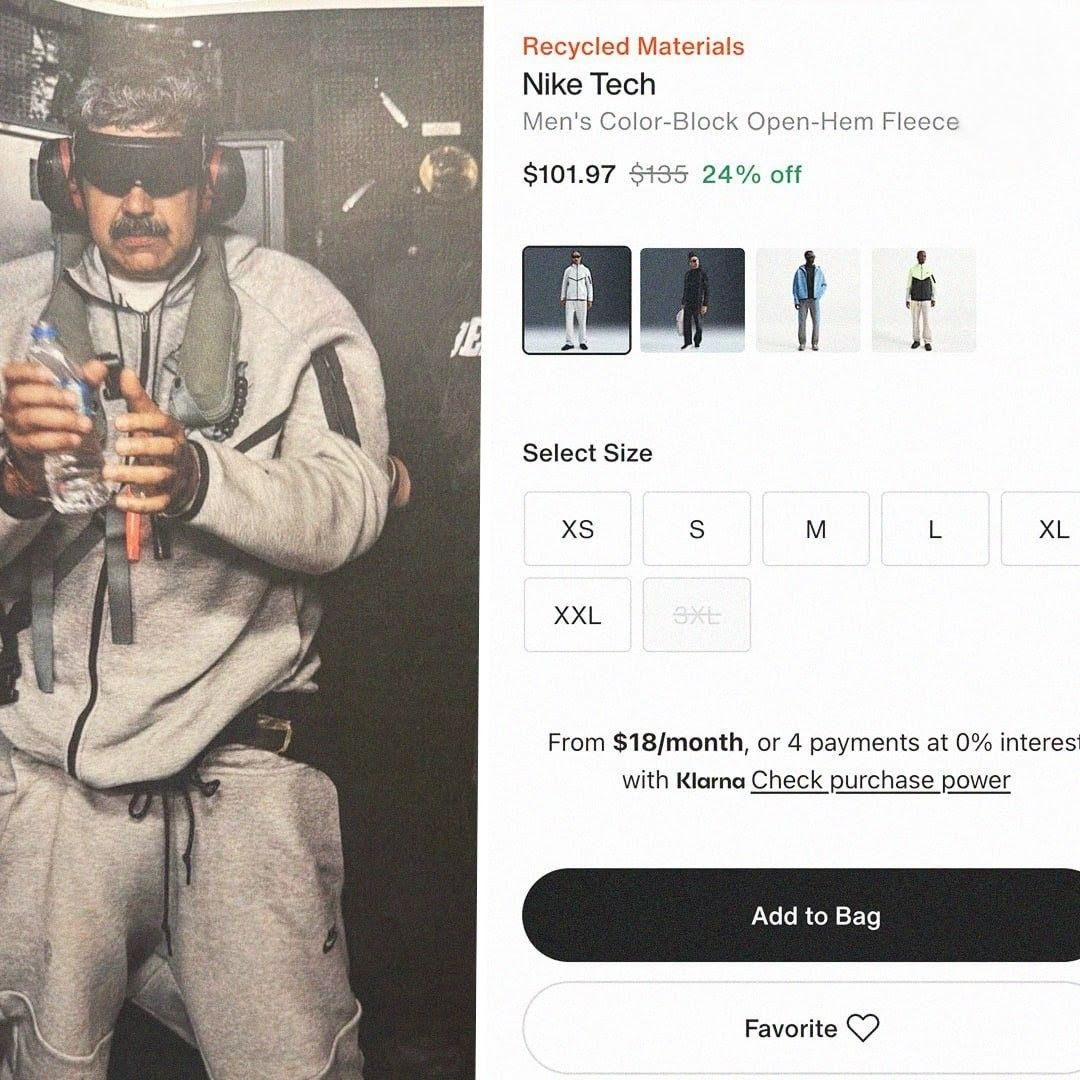 FootyRoom - 💸 The white Nike Tech tracksuit in size 3XL... | Facebook