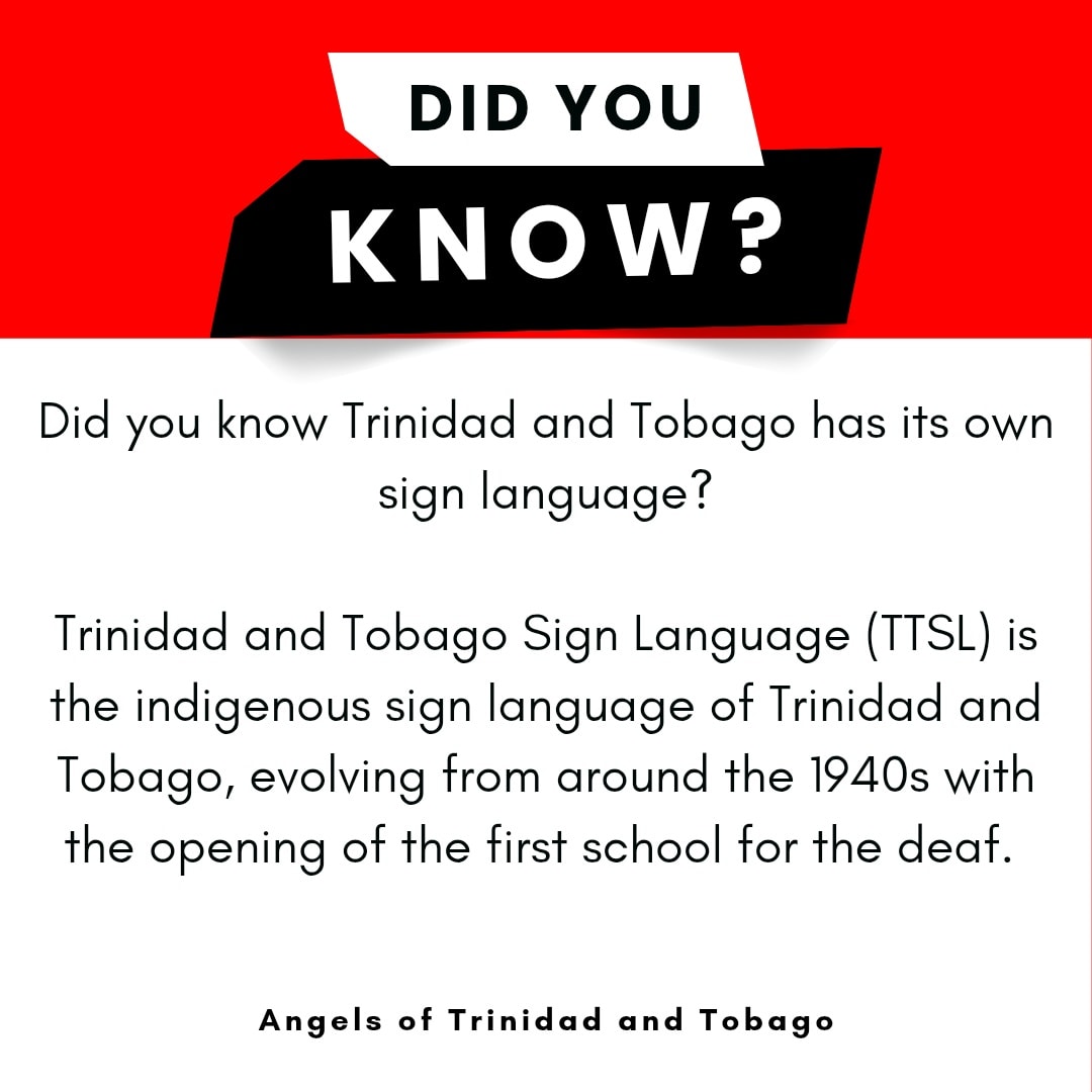 Angels - Did you know Trinidad and Tobago has its own sign language ...