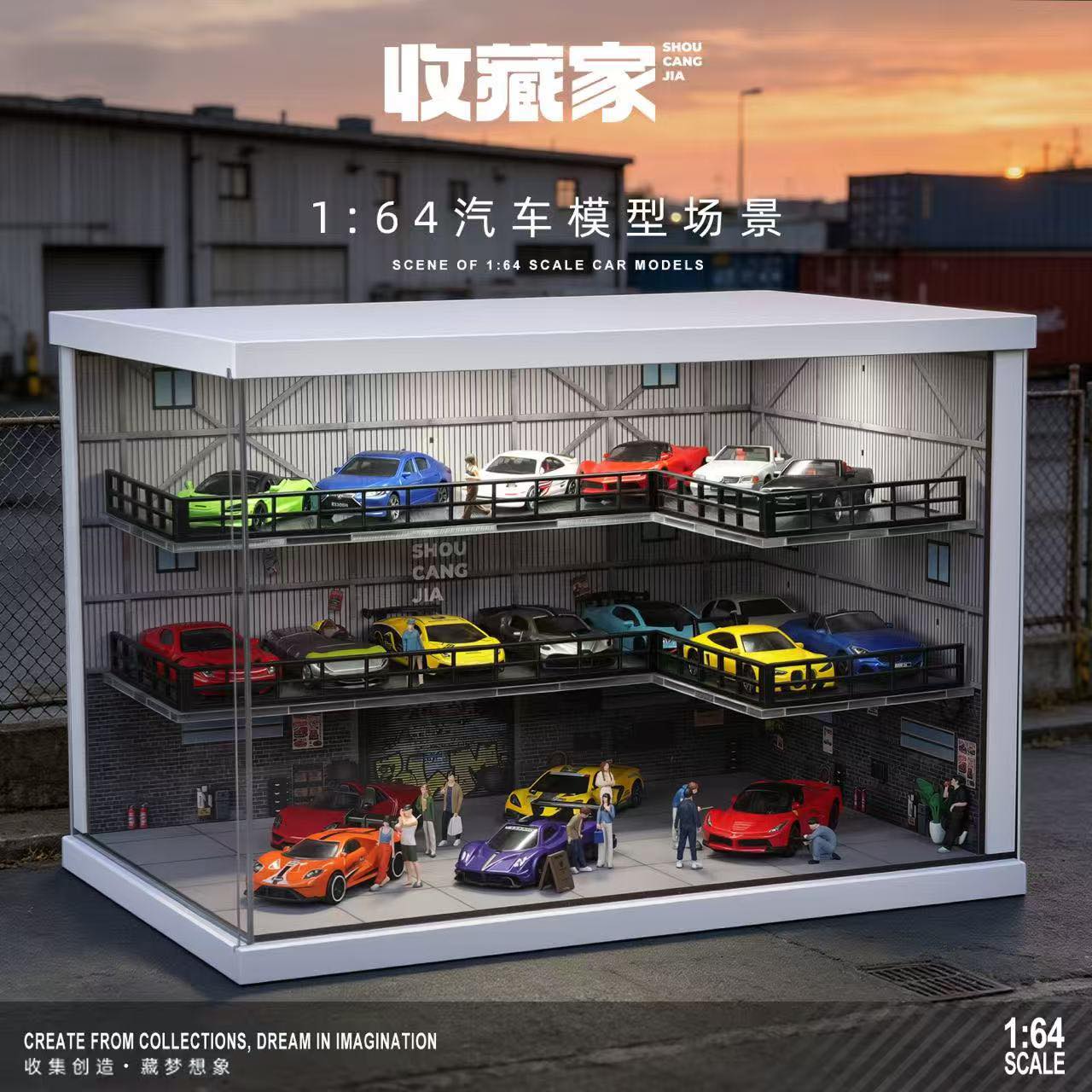 Pre-order ^^ SHOU CANG JIA 1/64 INDUSTRIAL WAREHOUSE SCJ-82069
