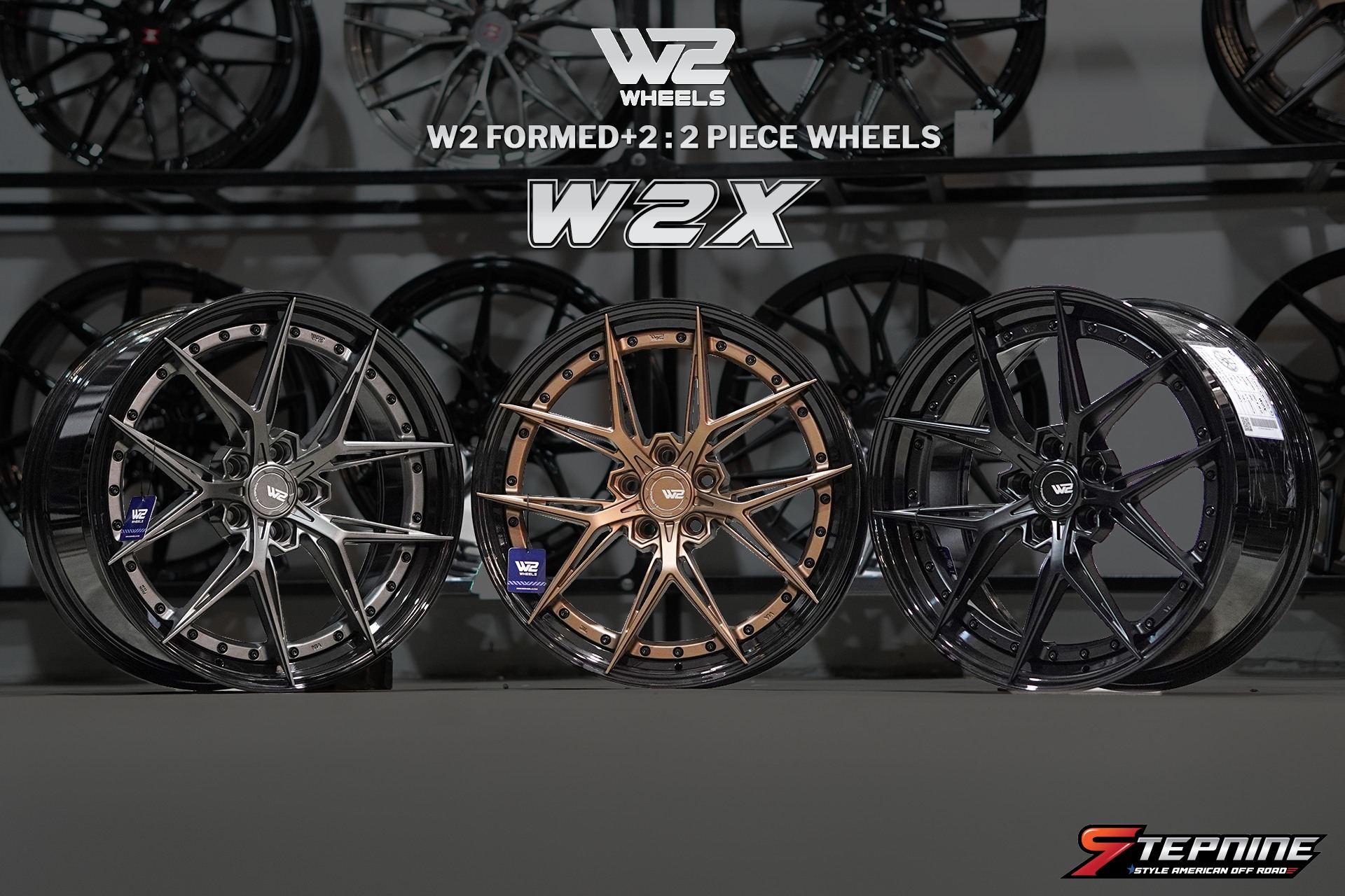 Step9 - ล้อ 2 ชิ้น W2 FORMED+2 : 2 Piece Wheels รุ่นใหม่ล่าสุด #W2X จาก ...