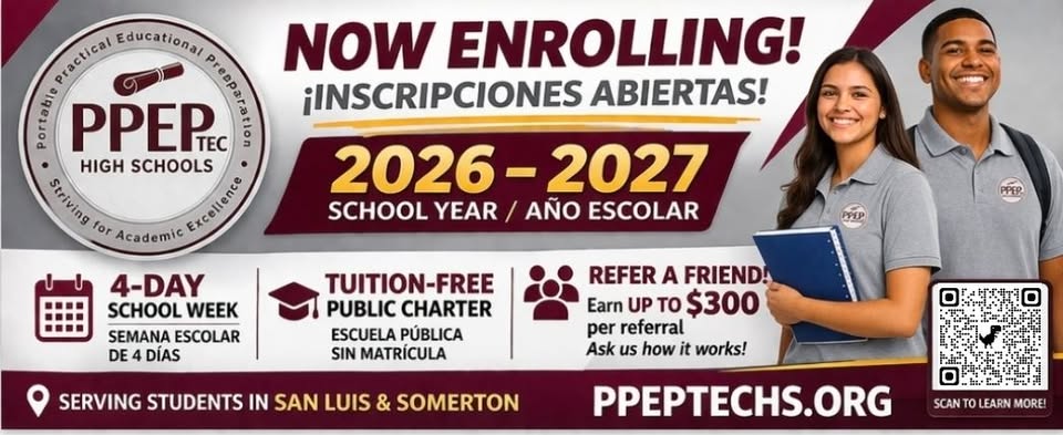 PPEP Tec High School - Jose Yepez Learning Center | Somerton AZ