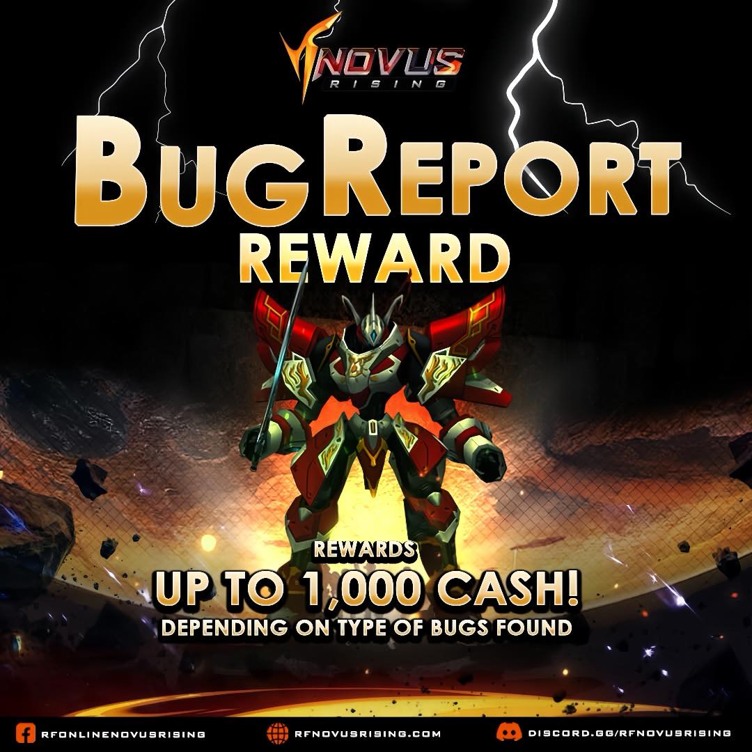Emmachii - 🎉 Introducing RF Novus Rising Closed Beta Event: 🐞 BUG HUNT ...
