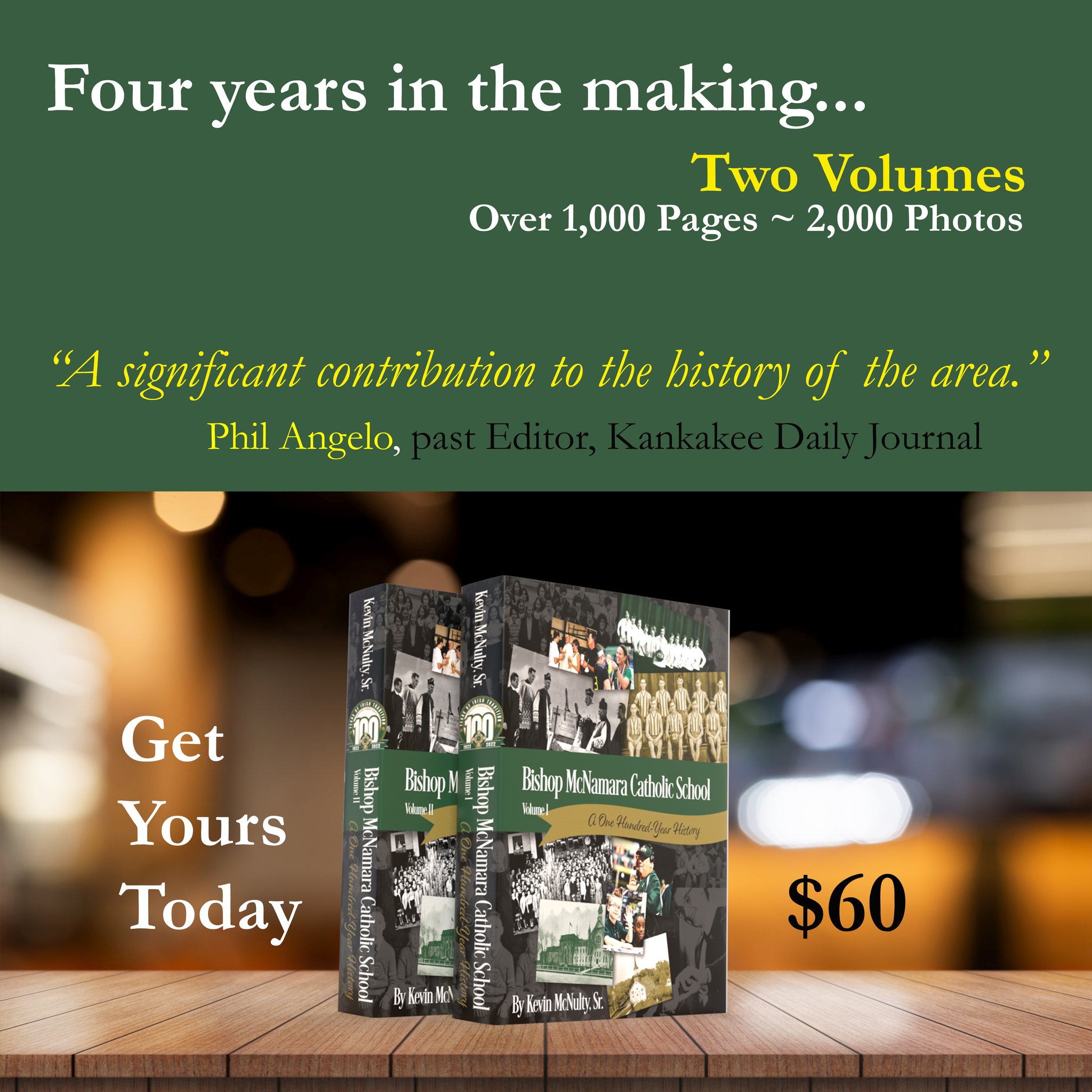 KMC - The McNamara history books have arrived. Only 500 available, 100 ...