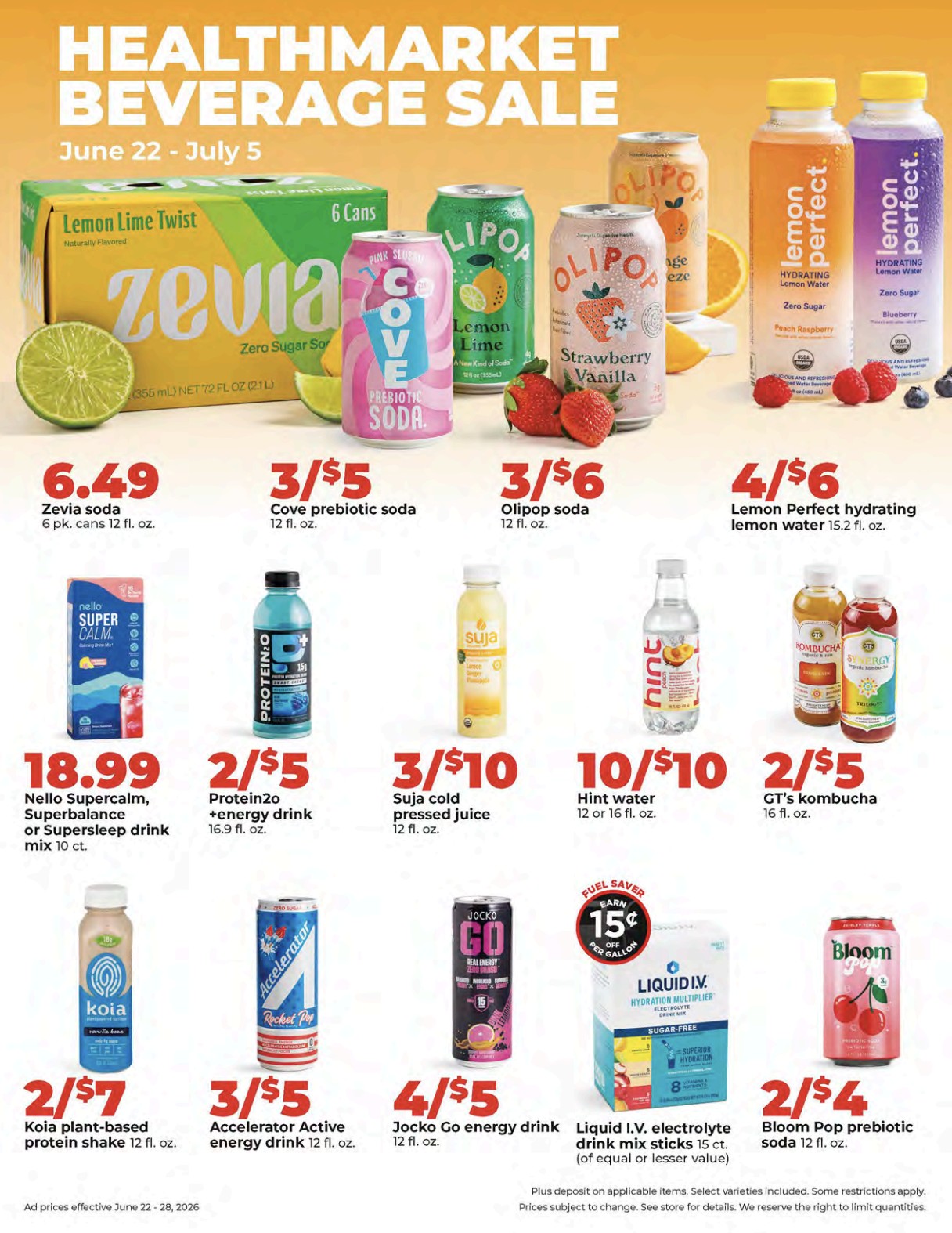 dsips inventory 🥤💚 Healthy sips, big savings at Hy-Vee HealthMarket! Stock up on our beverage sale and save 🙌 Now through July 5, 2026 Electromagnetics | Edward J.