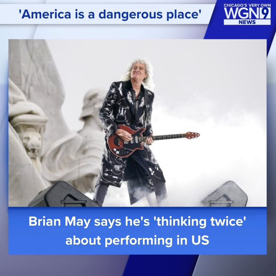 WGN - English musician Brian May, the lead guitar player for Queen ...