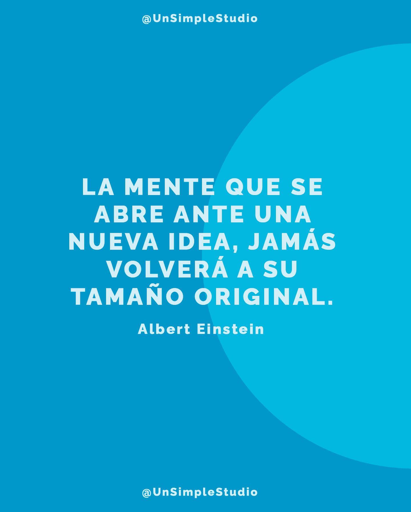 Simple Studio - “La mente que se abre ante una nueva idea,...