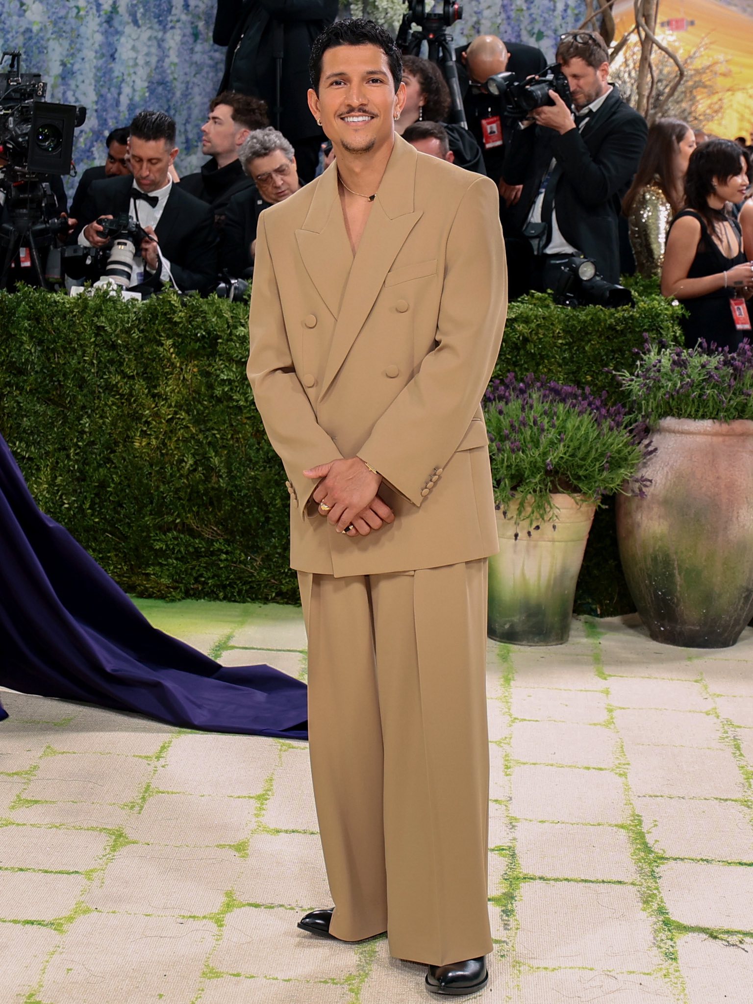 Michael Kors brand ambassador Danny Ramirez arrives at the 2026 