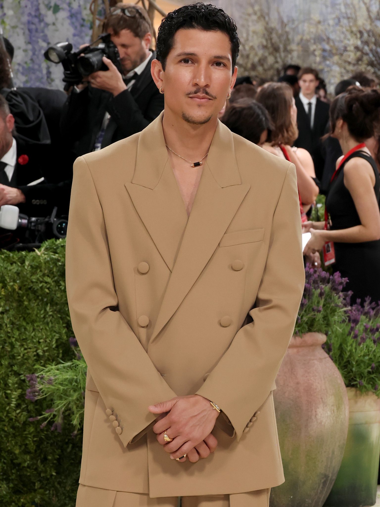 Michael Kors brand ambassador Danny Ramirez arrives at the 2026 
