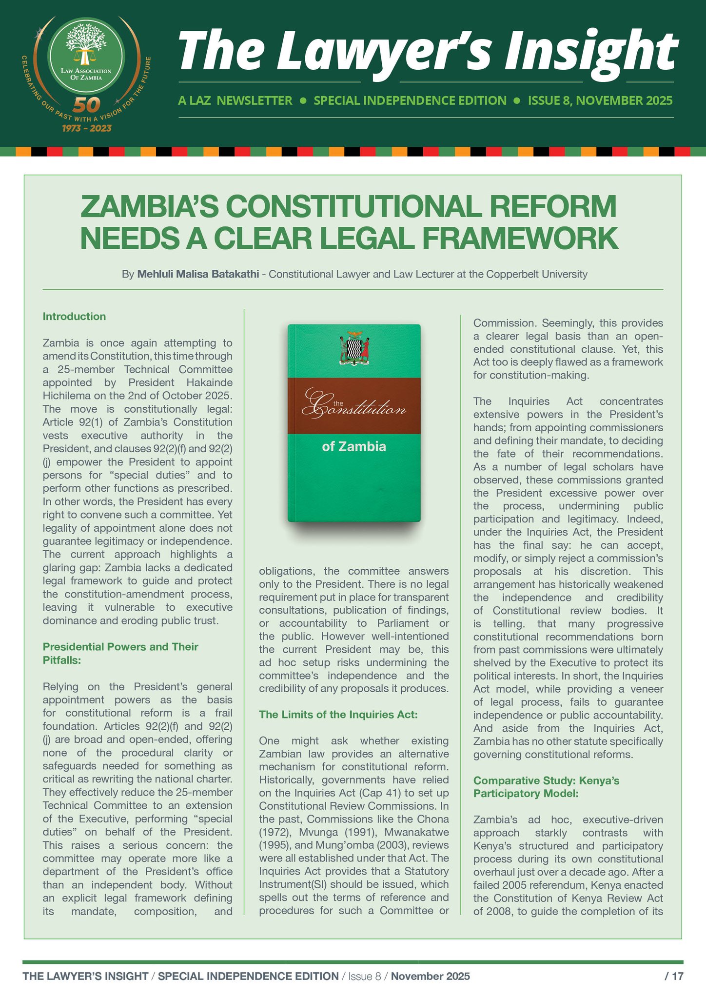 Law Association of Zambia | Lusaka